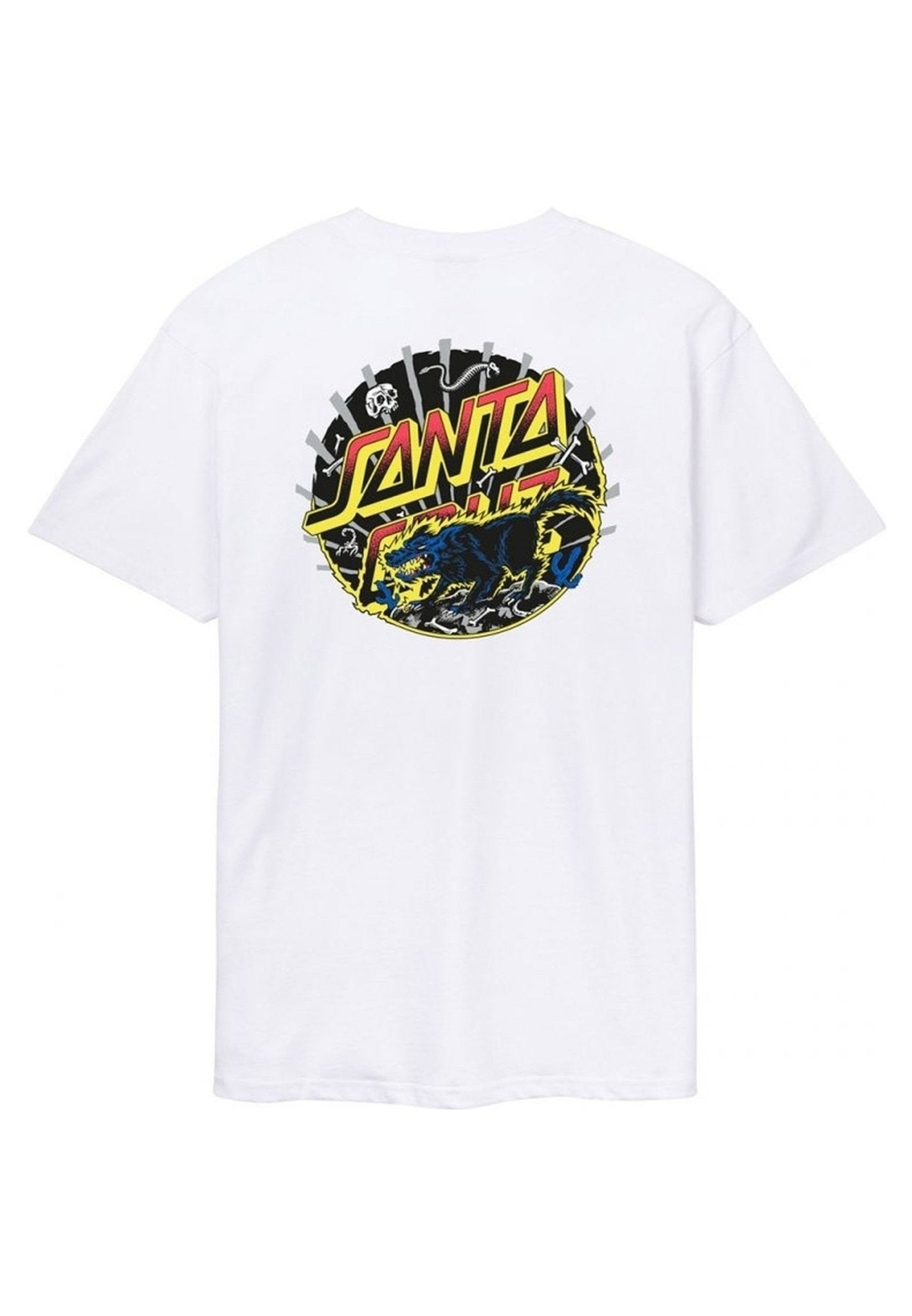 CAMISETA SANTA CRUZ BLANCA KENDALL WOLF DOT TEE - AREA ZERO