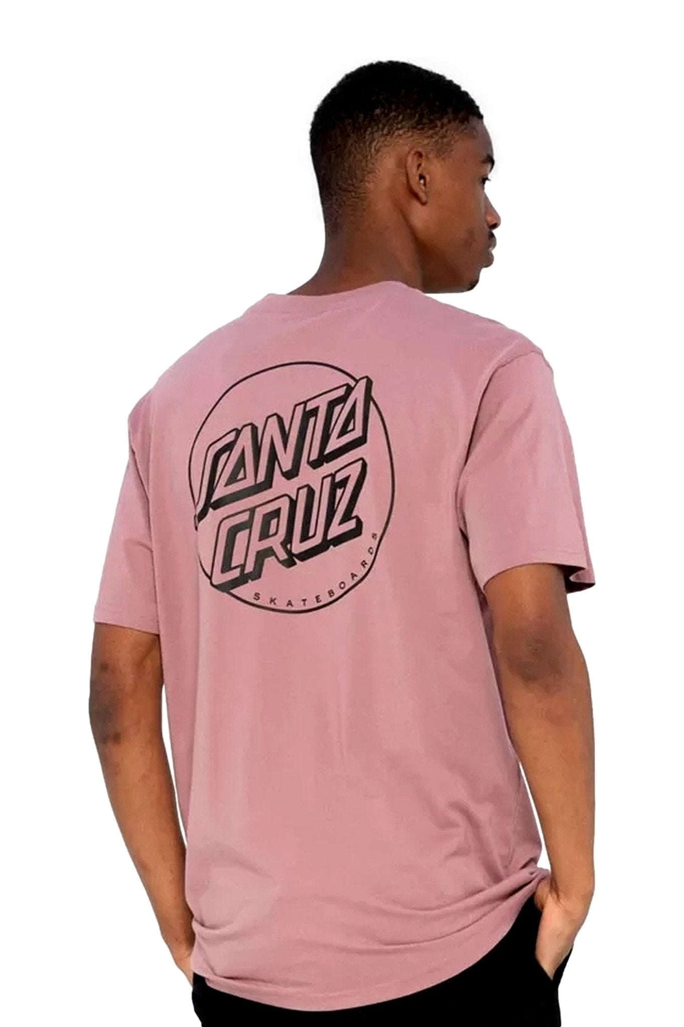 CAMISETA SANTA CRUZ DUSTY ROSE OPUS DOT STRIPE TEE - AREA ZERO