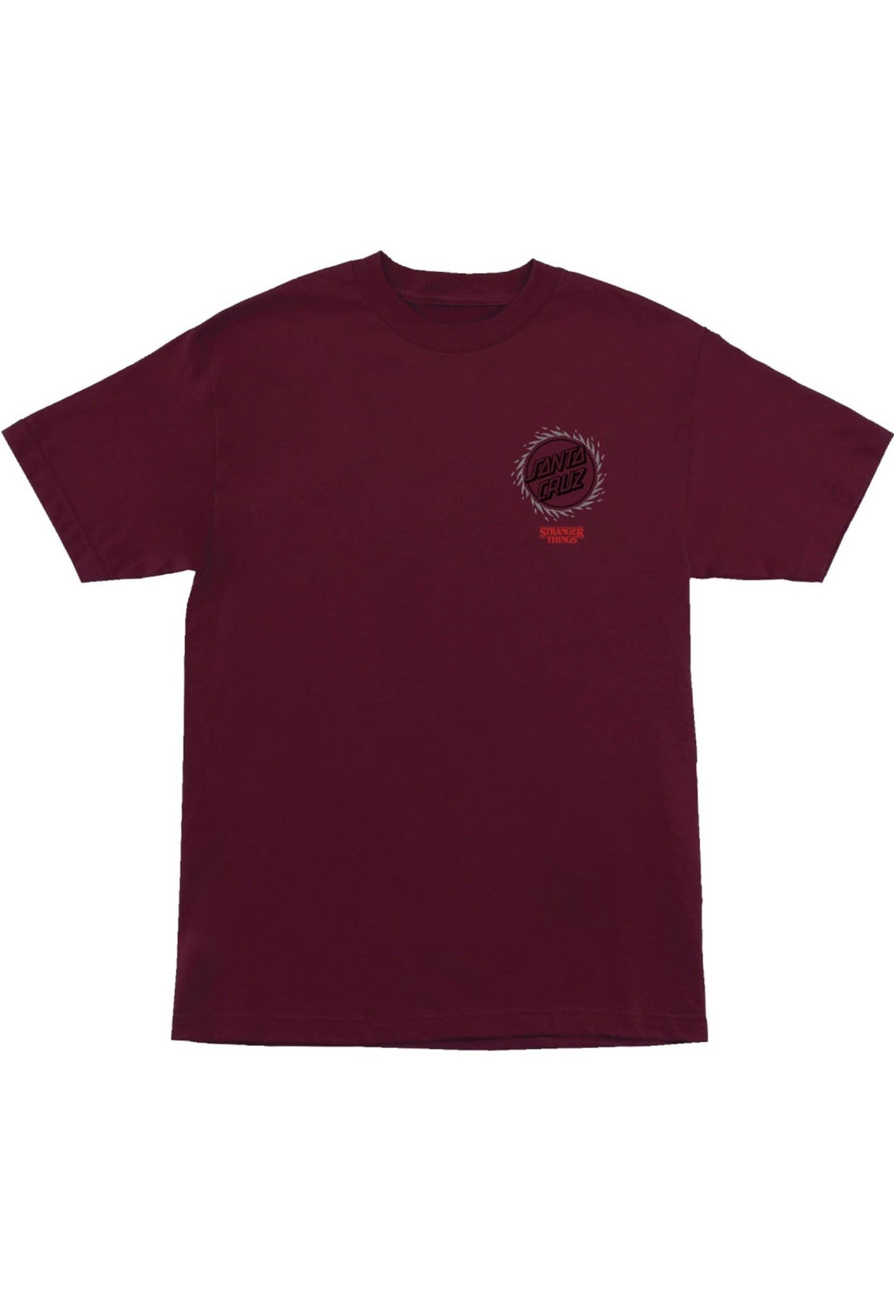 CAMISETA SANTA CRUZ GRANATE STRANGER THINGS HELLFIRE PIT TEE