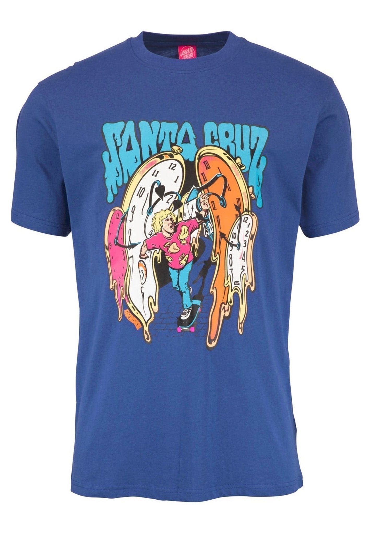 CAMISETA SANTA CRUZ MARINO GRABKE MELTING CLOCKS TEE - AREA ZERO