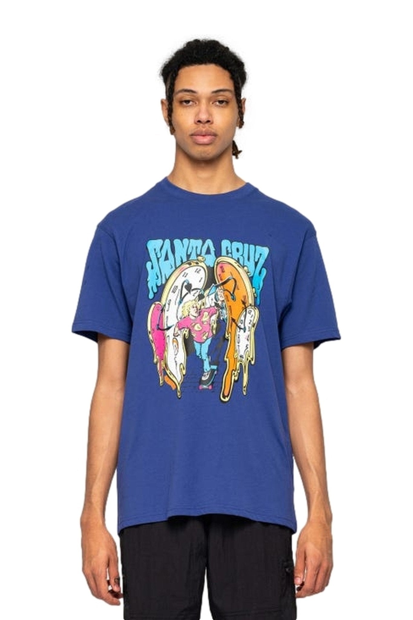 CAMISETA SANTA CRUZ MARINO GRABKE MELTING CLOCKS TEE - AREA ZERO