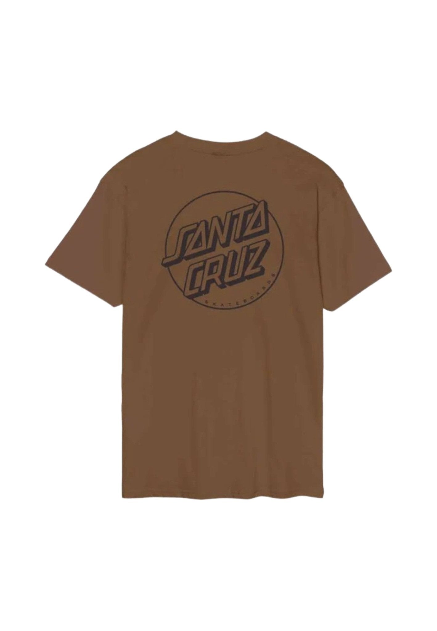 CAMISETA SANTA CRUZ MARRON TONAL OPUS DOT STRIPE TEE - AREA ZERO