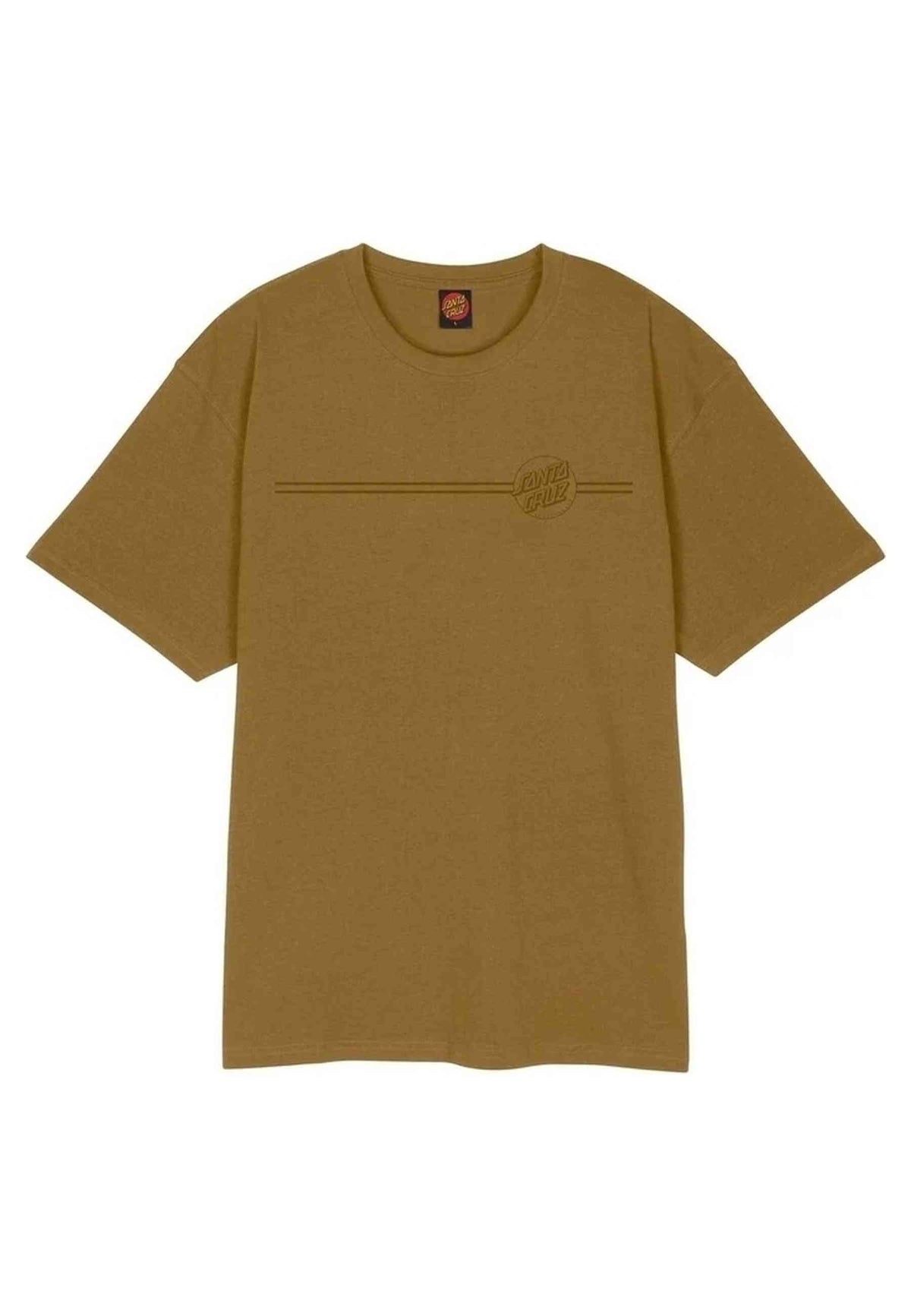 CAMISETA SANTA CRUZ MARRON TONAL OPUS DOT STRIPE TEE
