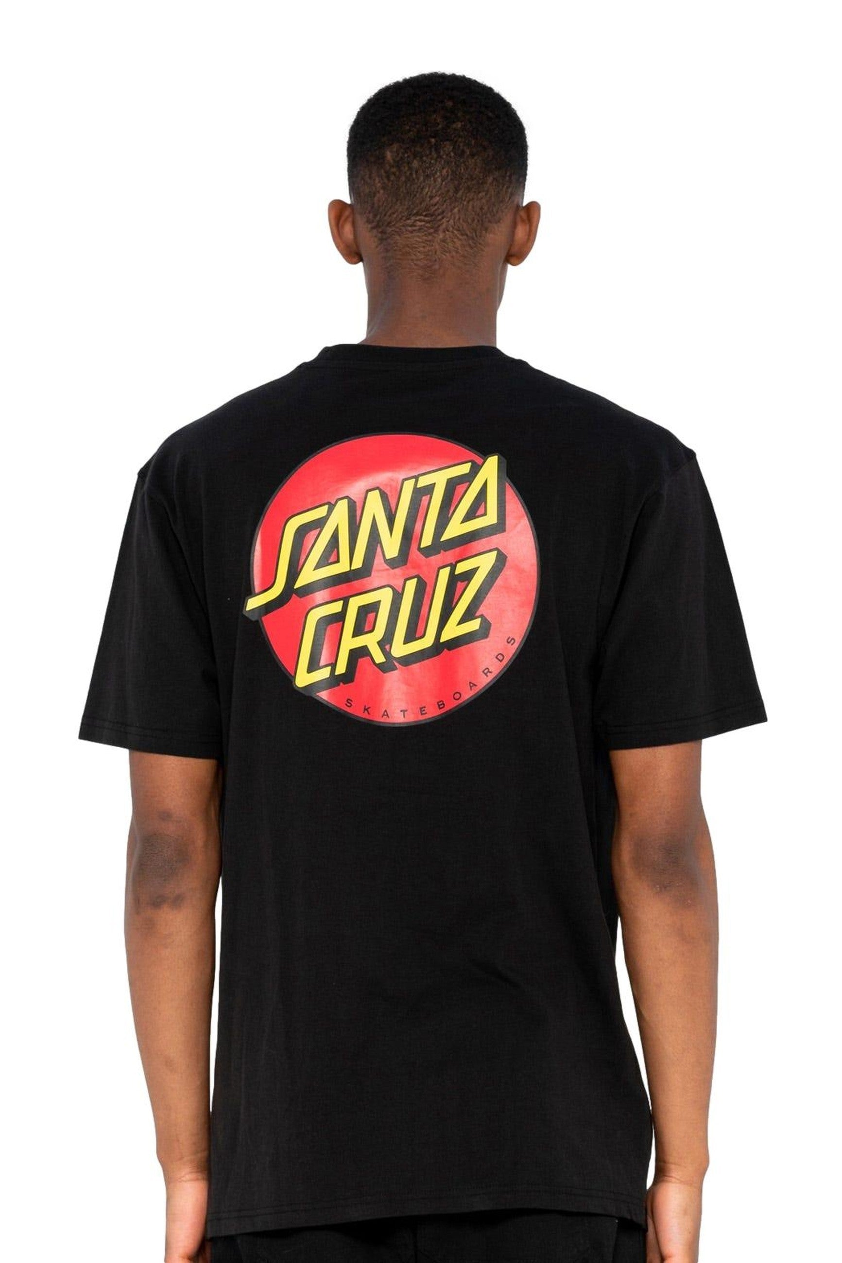 CAMISETA SANTA CRUZ NEGRA CLASSIC DOT CHEST TEE