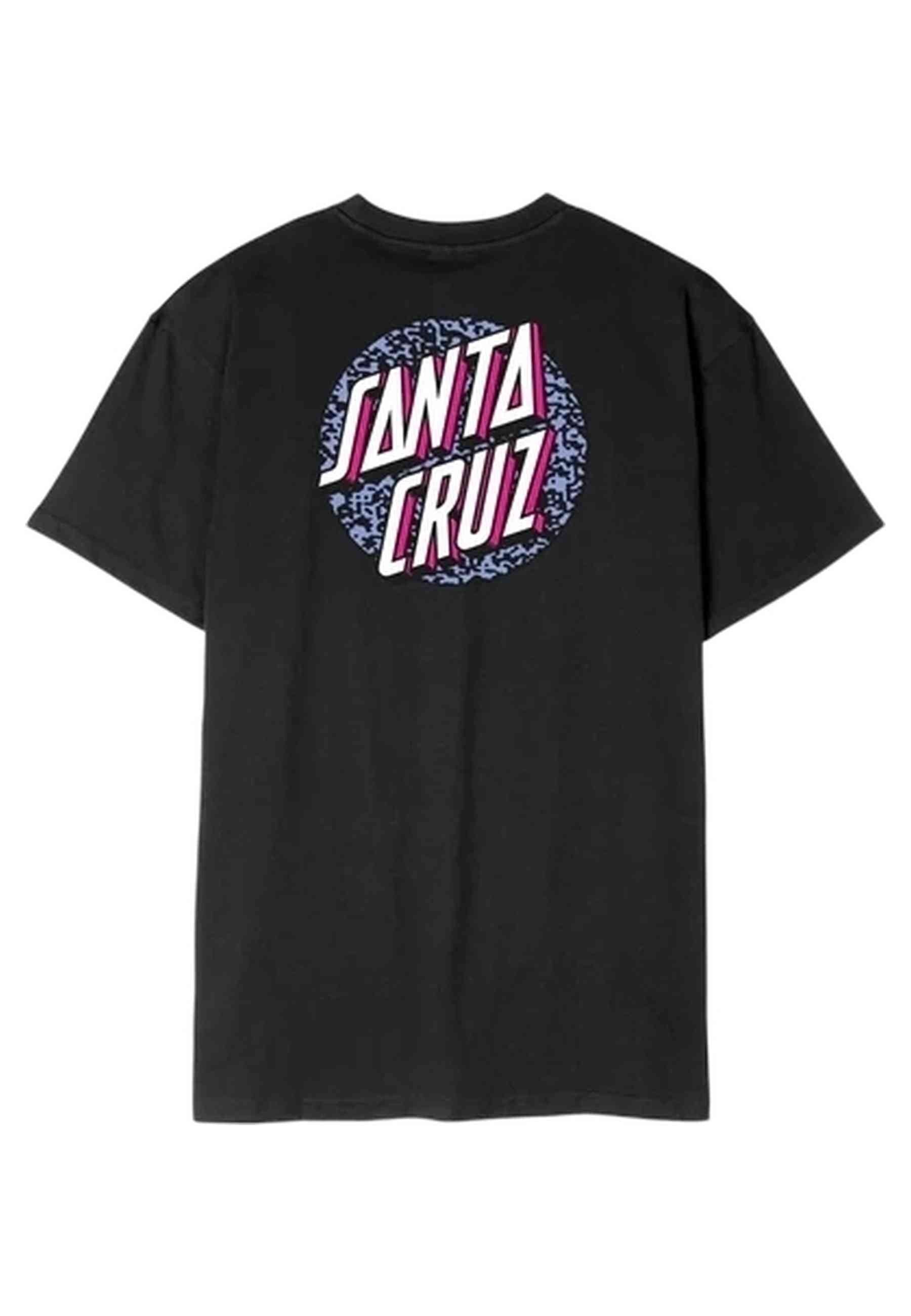 CAMISETA SANTA CRUZ NEGRA CONTROL DOT TEE