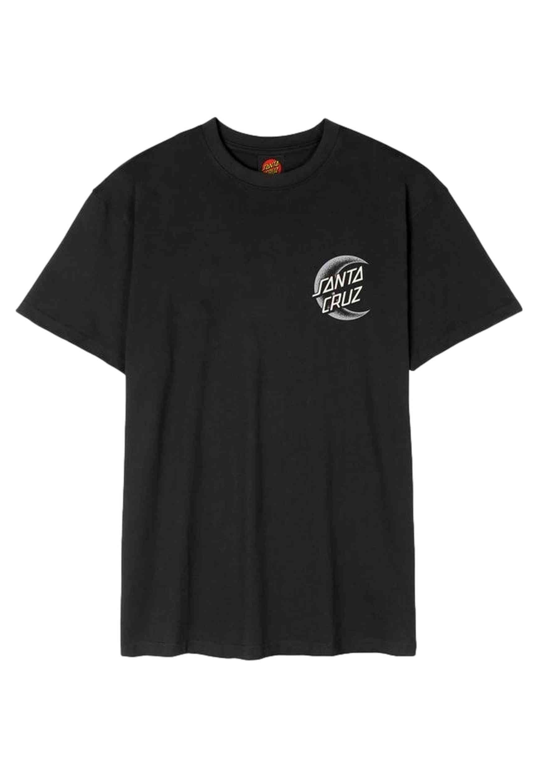 CAMISETA SANTA CRUZ NEGRA CRESCENT MOON CHEST TEE