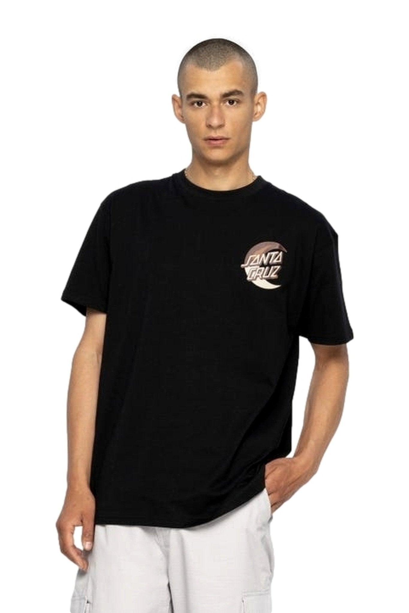 CAMISETA SANTA CRUZ NEGRA DARK ARTS DOT TEE - AREA ZERO