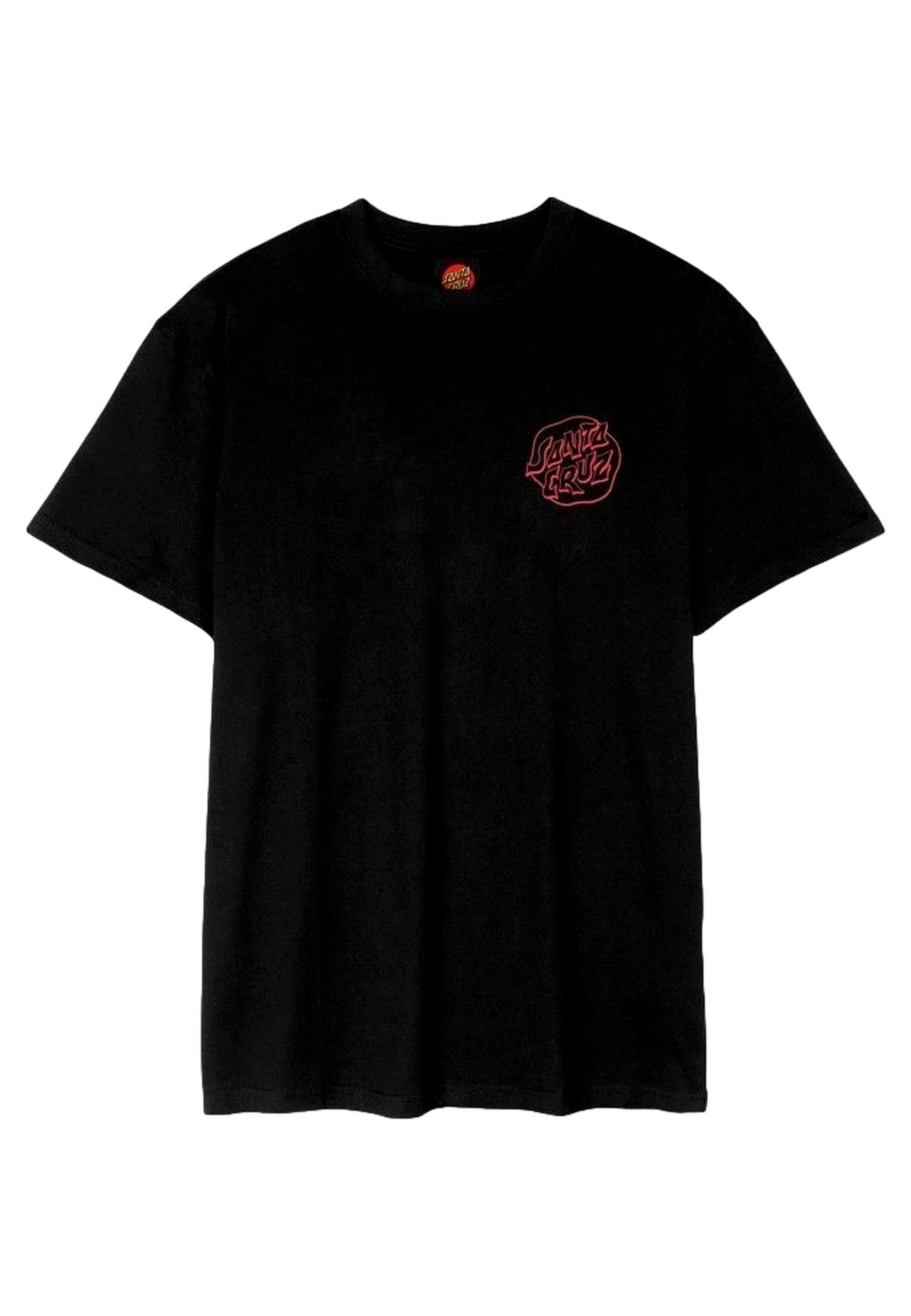 CAMISETA SANTA CRUZ NEGRA FEVER DREAM MONO DOT