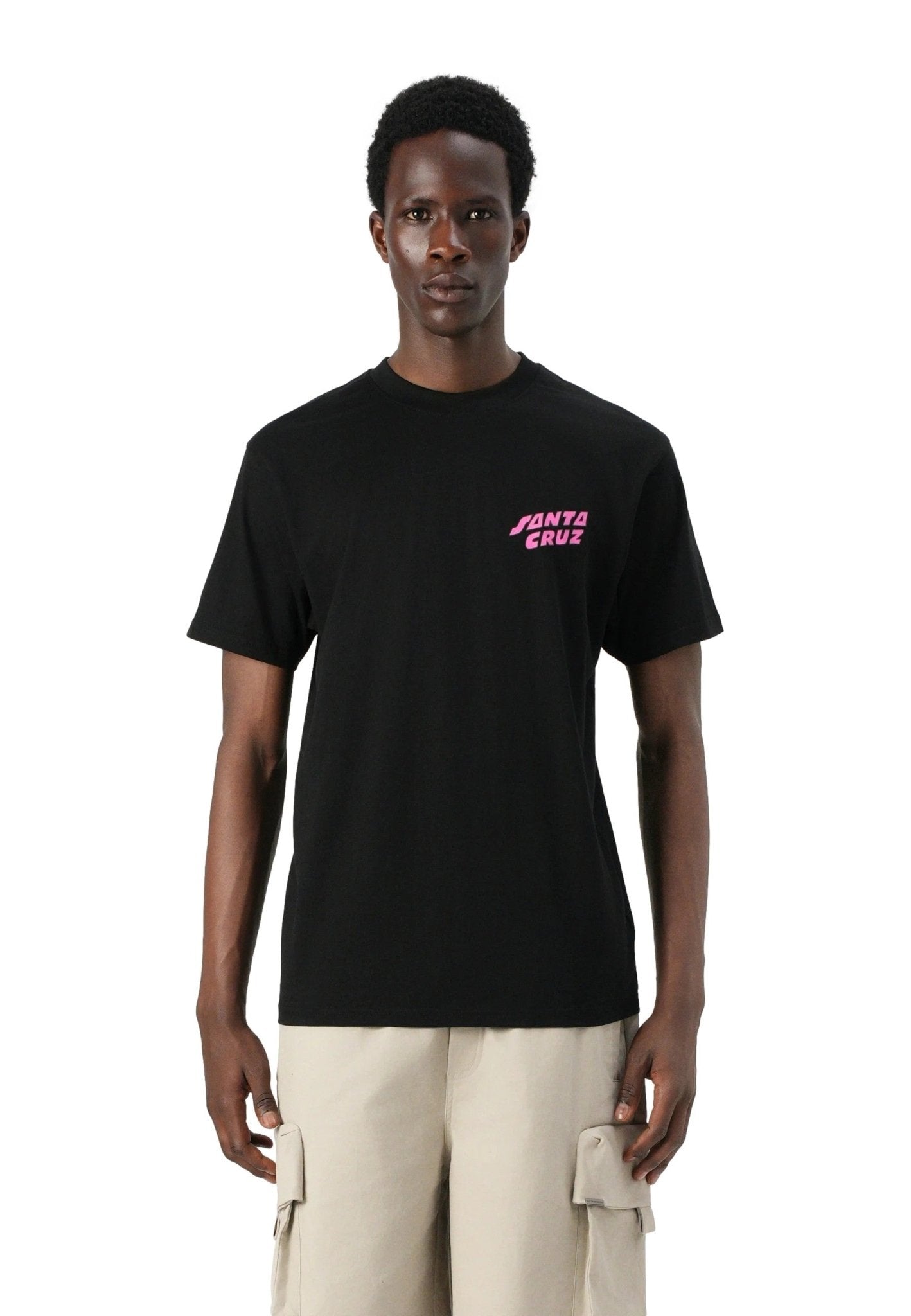 CAMISETA SANTA CRUZ NEGRA GRABKE ALL AROUND STACK TEE - AREA ZERO