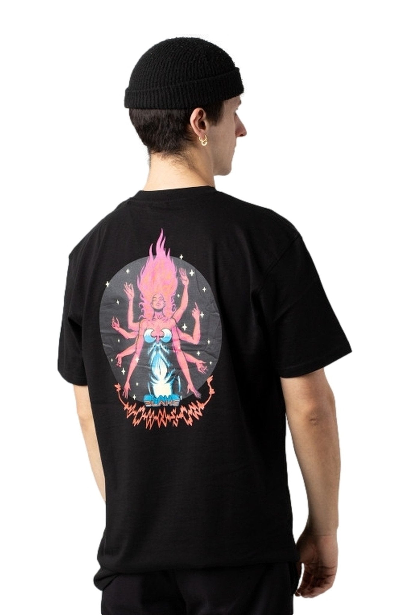 CAMISETA SANTA CRUZ NEGRA JOHNSON DANGER ZONE 2 TEE - AREA ZERO