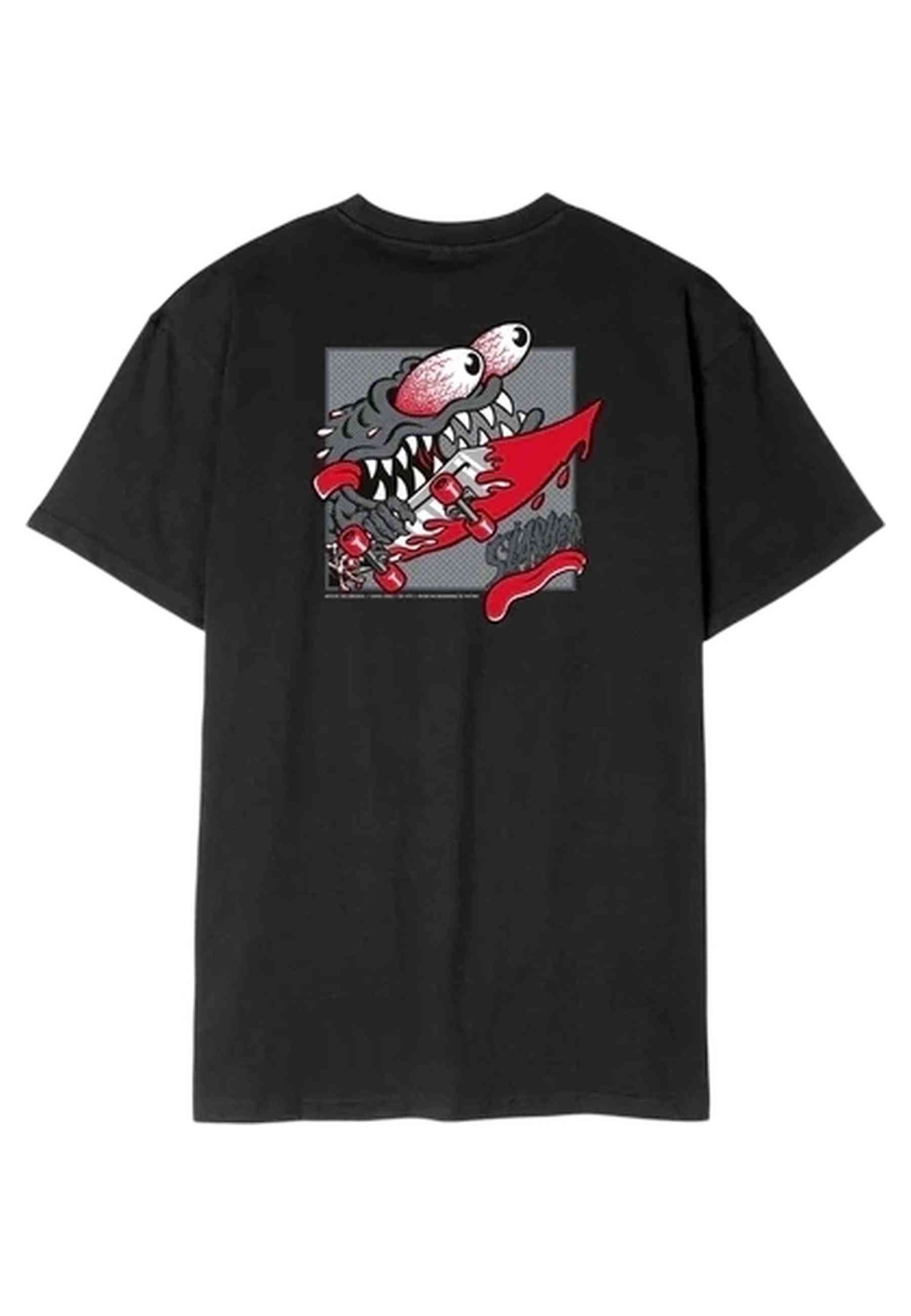 CAMISETA SANTA CRUZ NEGRA MEEK SLASHER BOX TEE