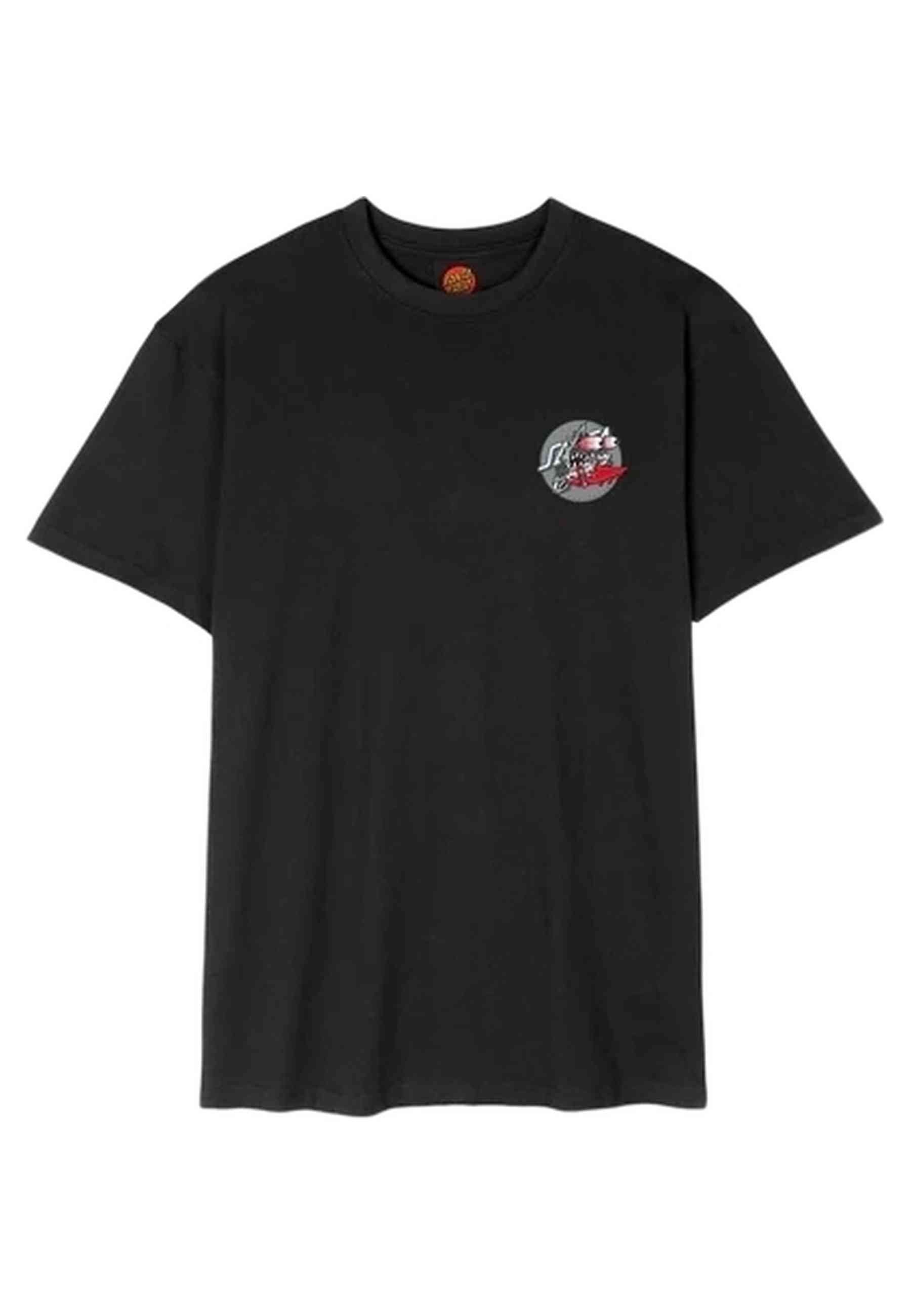 CAMISETA SANTA CRUZ NEGRA MEEK SLASHER BOX TEE