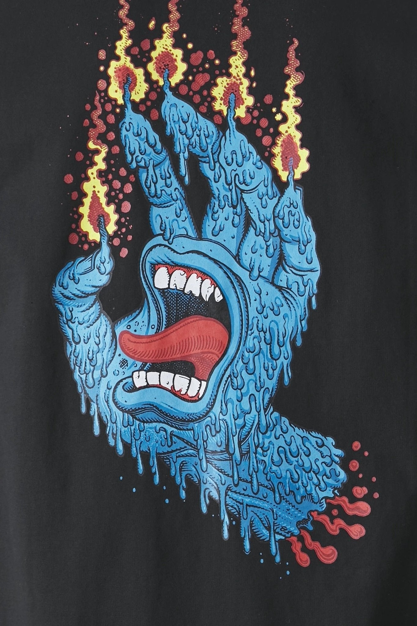 CAMISETA SANTA CRUZ NEGRA PACE RITUAL HAND TEE - AREA ZERO