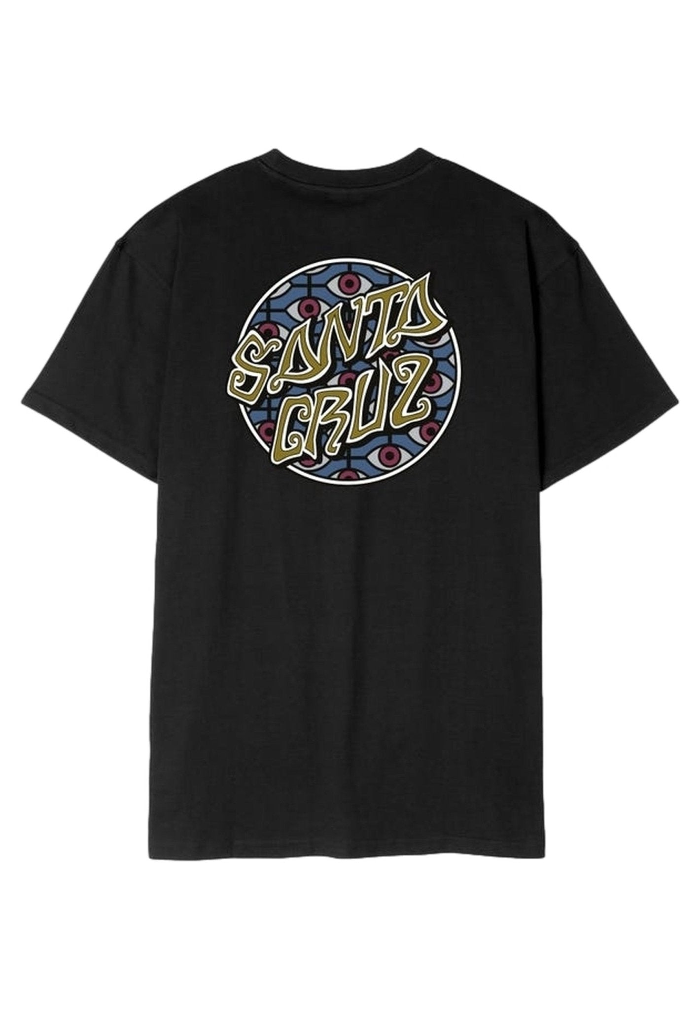 CAMISETA SANTA CRUZ NEGRA SALBA EYES DOT TEE - AREA ZERO