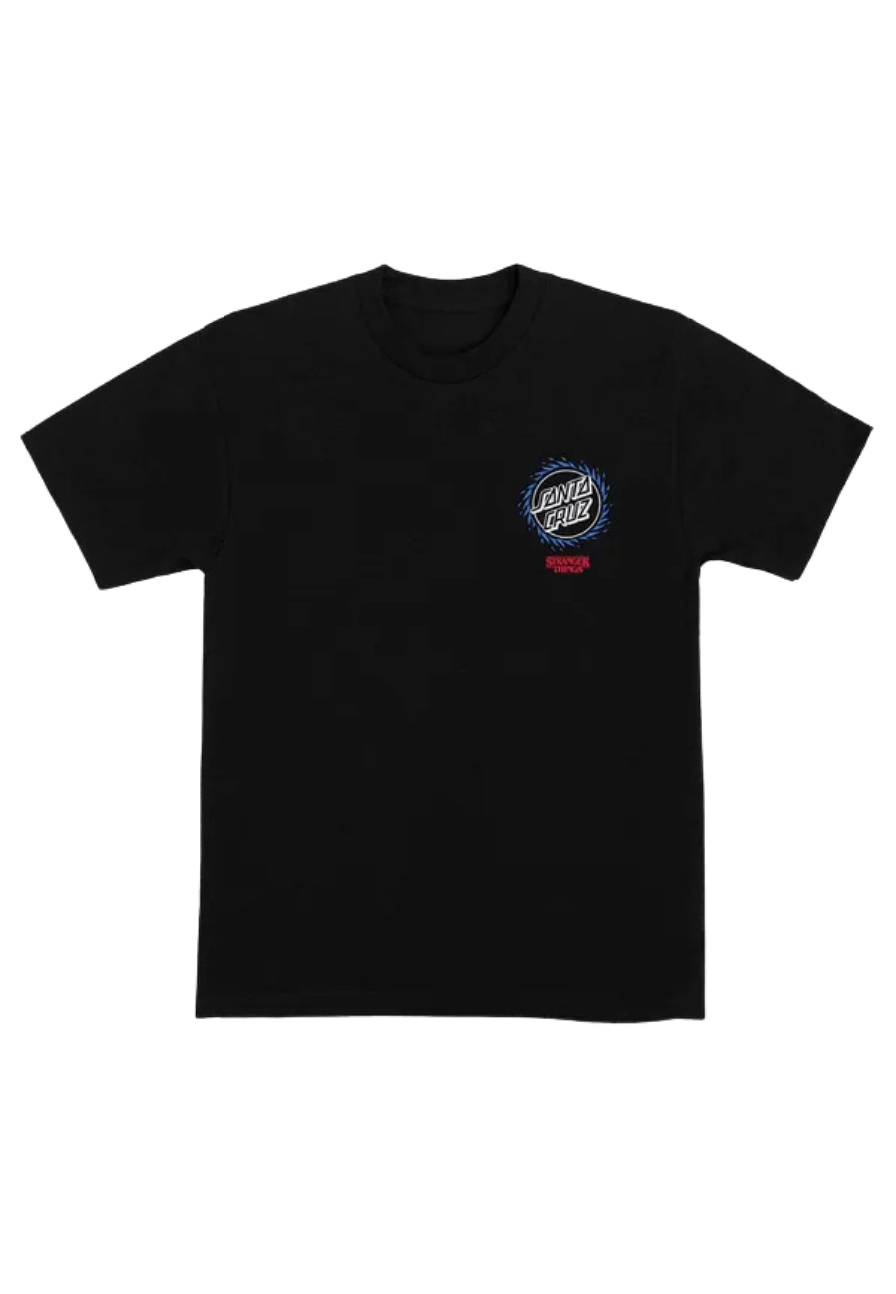 CAMISETA SANTA CRUZ NEGRA STRANGER THINGS HELLFIRE PIT TEE