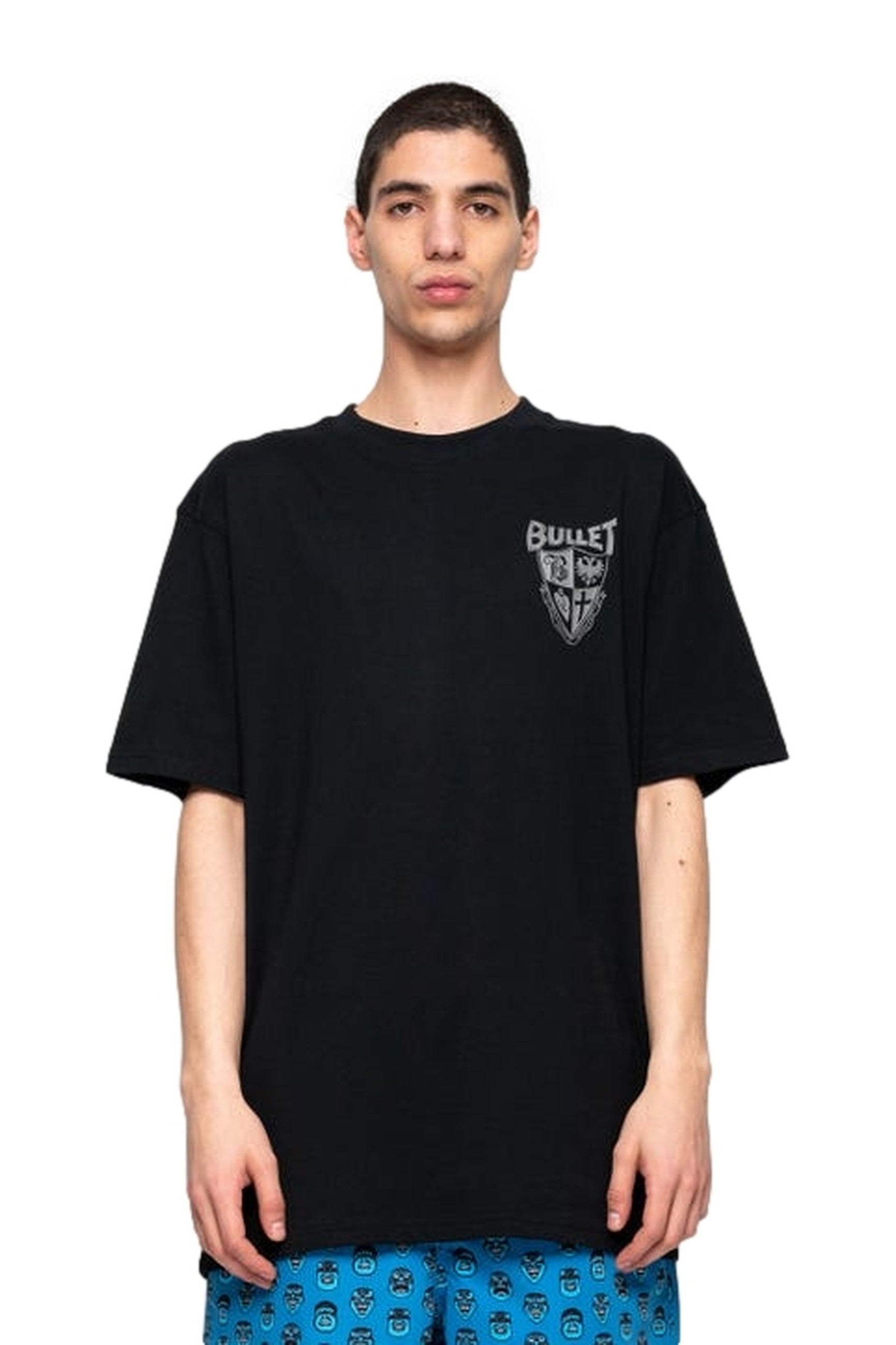 CAMISETA SANTA CRUZ NEGRA TEE BULLET 66