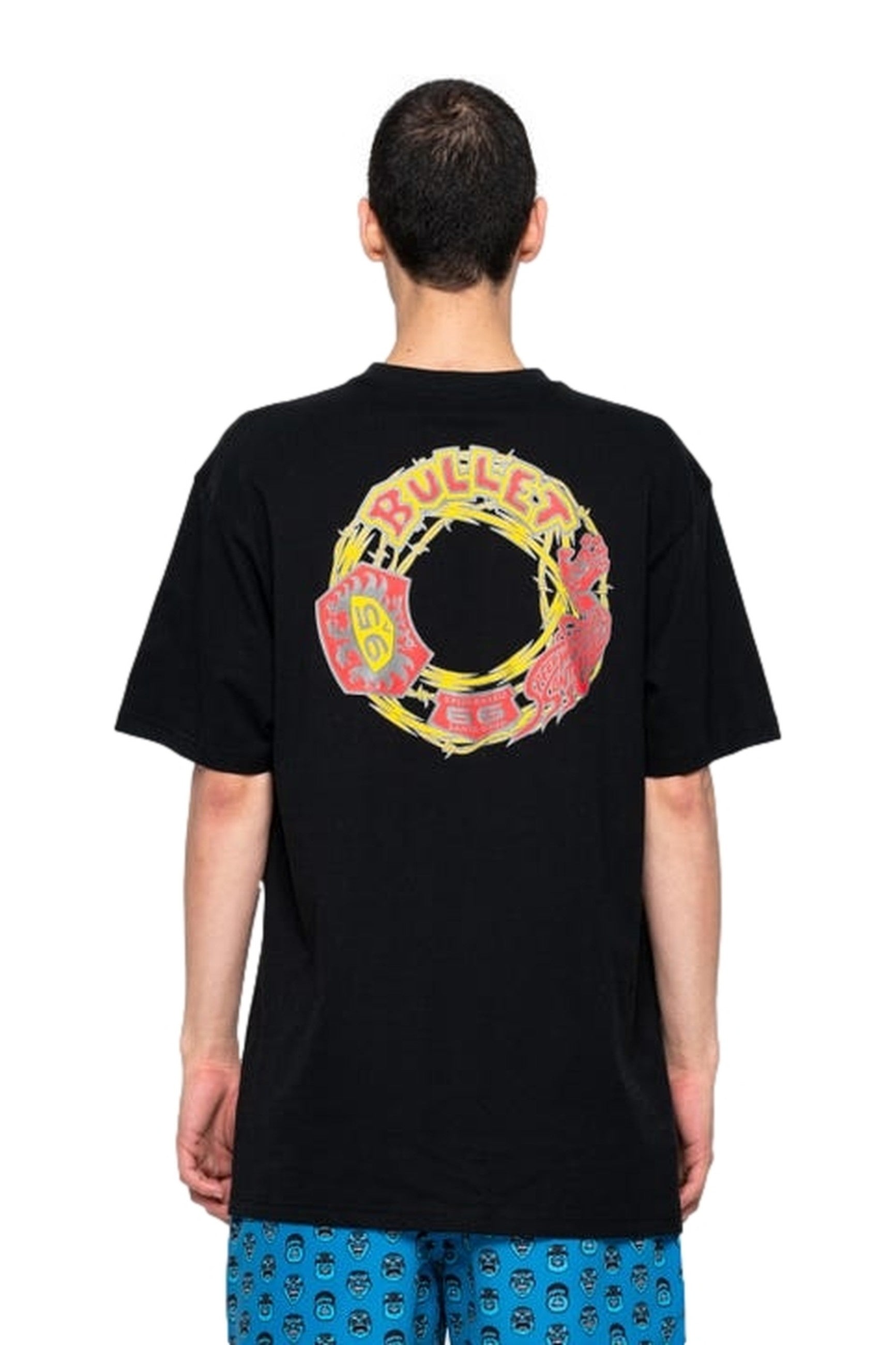 CAMISETA SANTA CRUZ NEGRA TEE BULLET 66