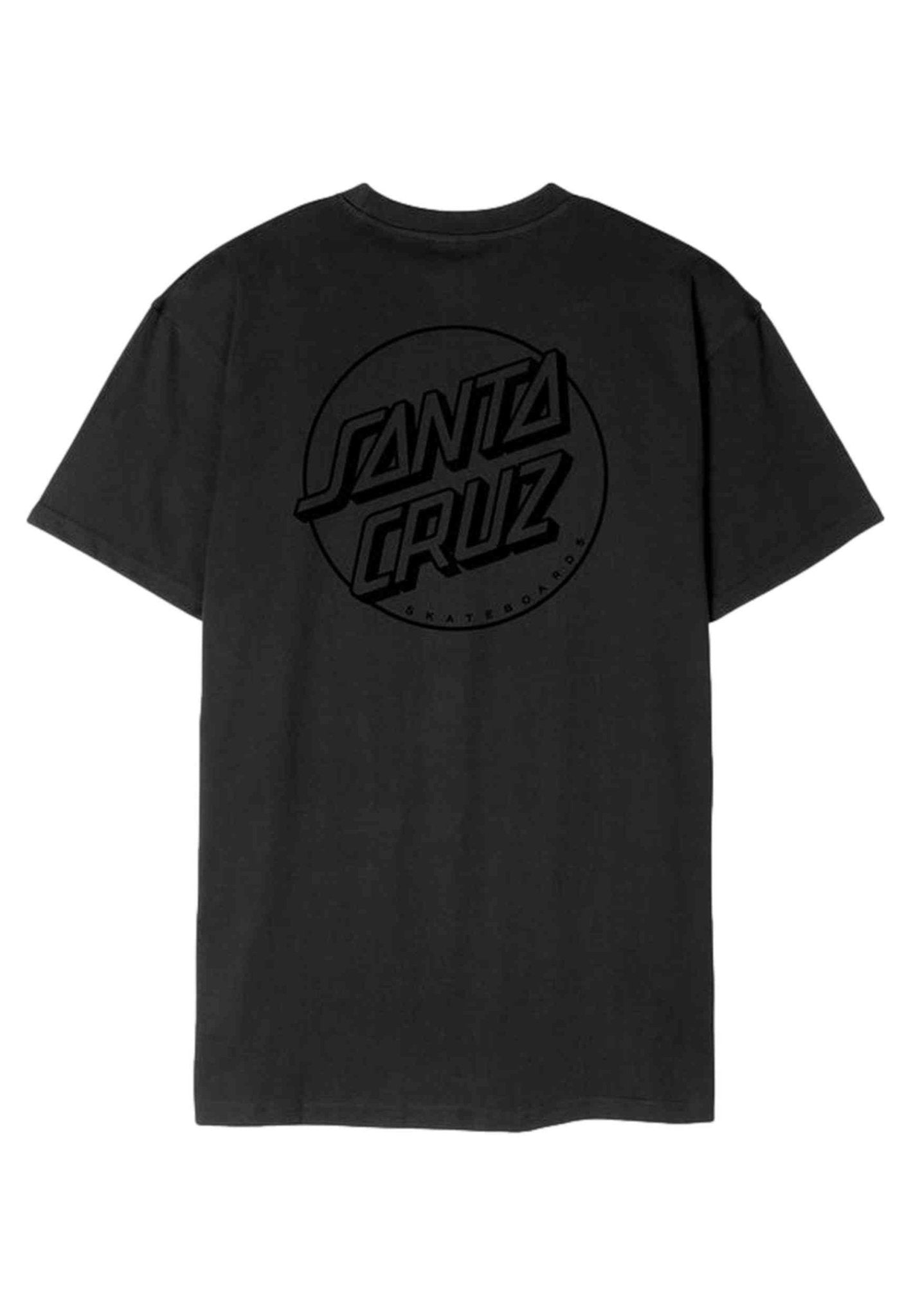 CAMISETA SANTA CRUZ NEGRA TONAL OPUS DOT STRIPE TEE - AREA ZERO