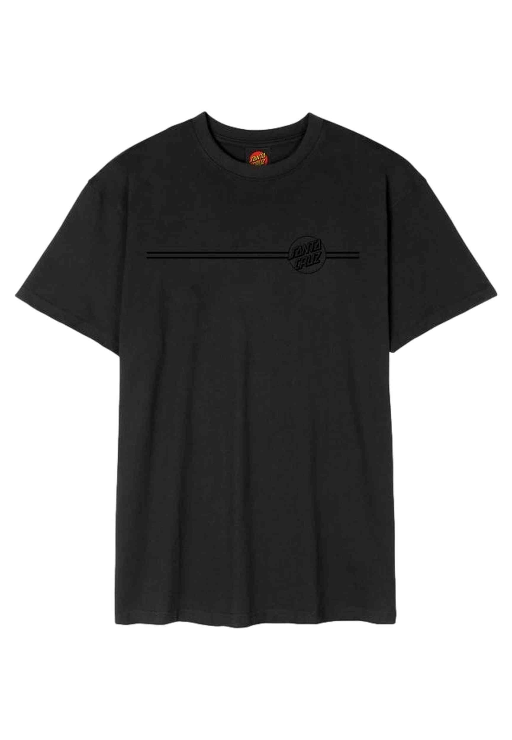 CAMISETA SANTA CRUZ NEGRA TONAL OPUS DOT STRIPE TEE