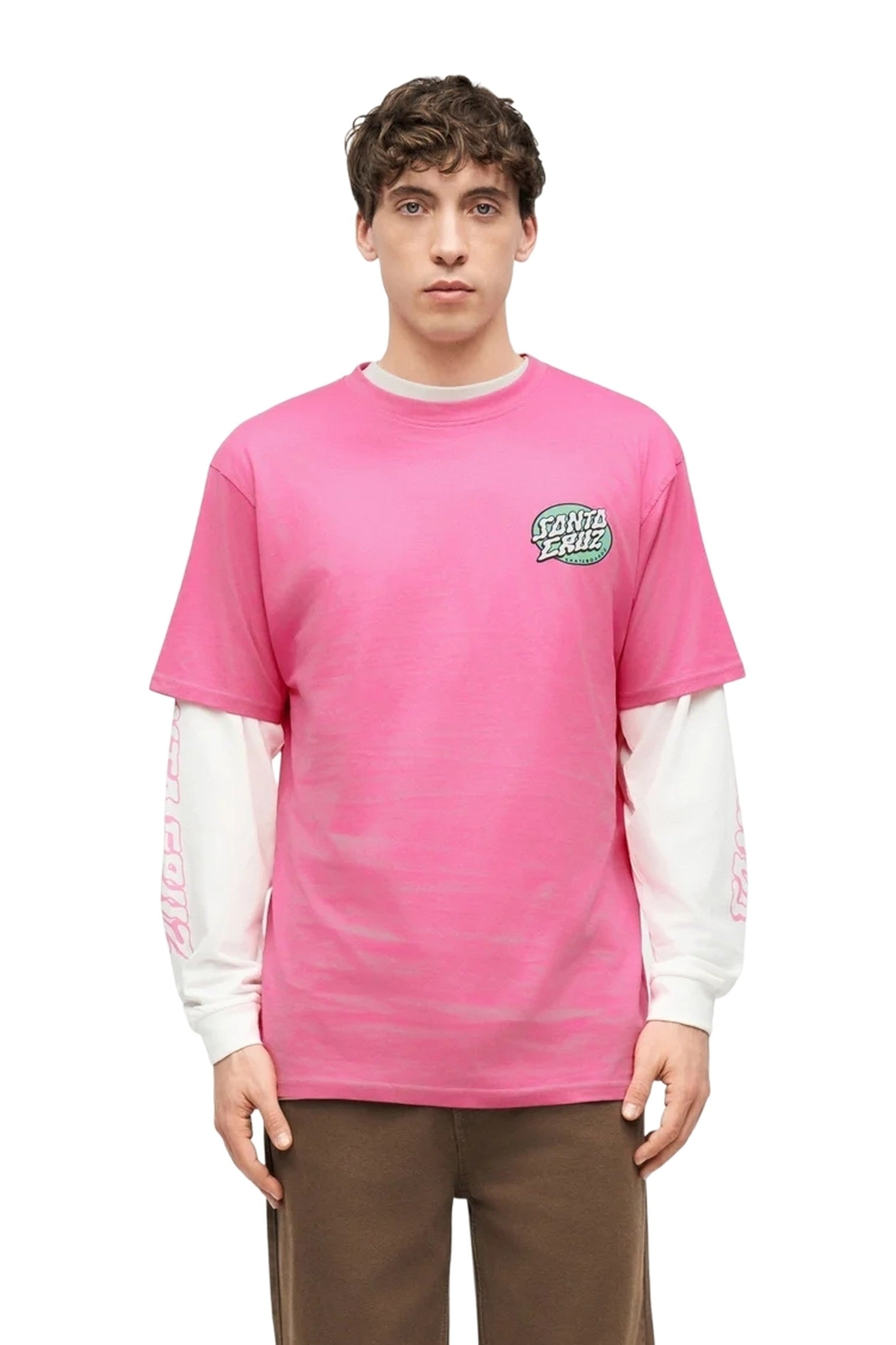 CAMISETA SANTA CRUZ ROSA VERTIGO DOT TEE