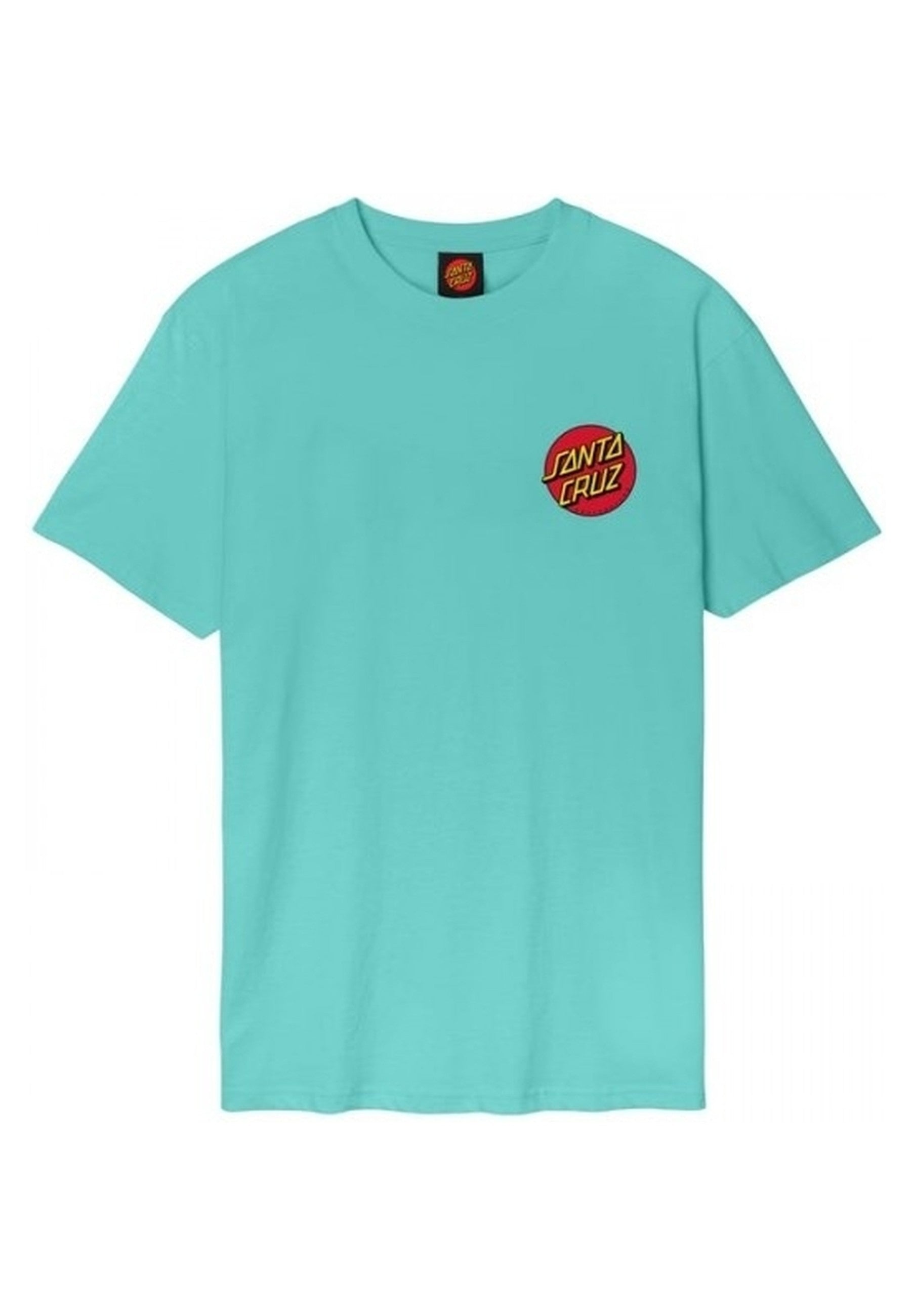 CAMISETA SANTA CRUZ TURQUESA CLASSIC DOT CHEST TEE