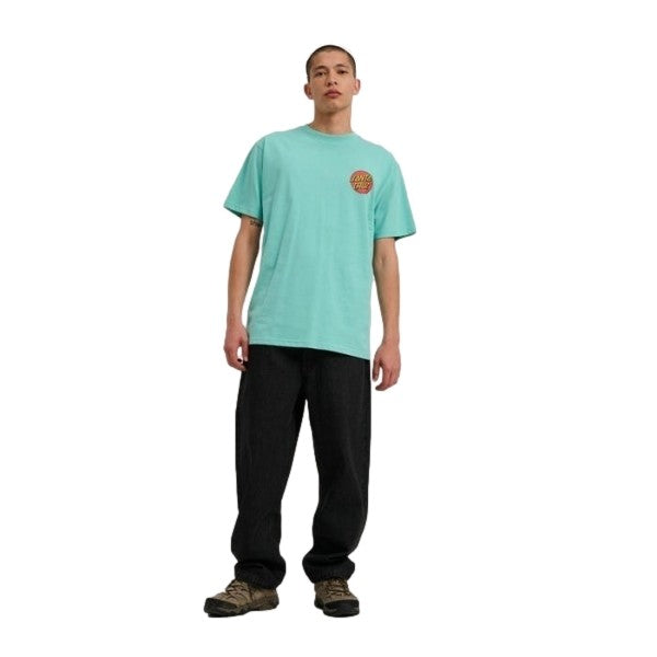 CAMISETA SANTA CRUZ TURQUESA CLASSIC DOT CHEST TEE