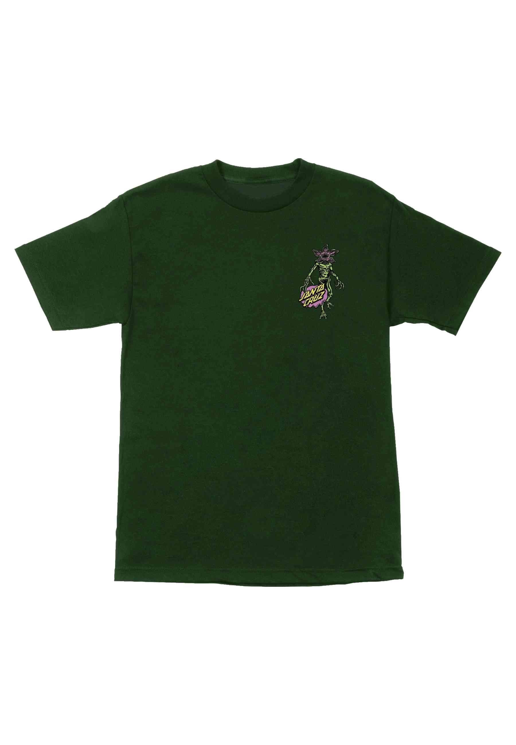 CAMISETA SANTA CRUZ VERDE STRANGER THINGS DEMOGORGON DOT