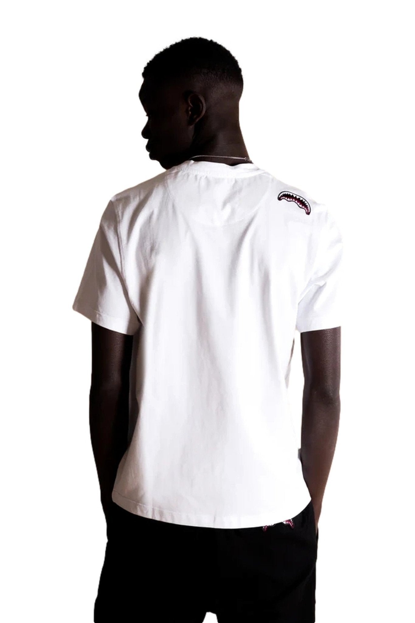 CAMISETA SPRAYGROUND BLANCA LOOSE SMOOTH T - SHIRT - AREA ZERO