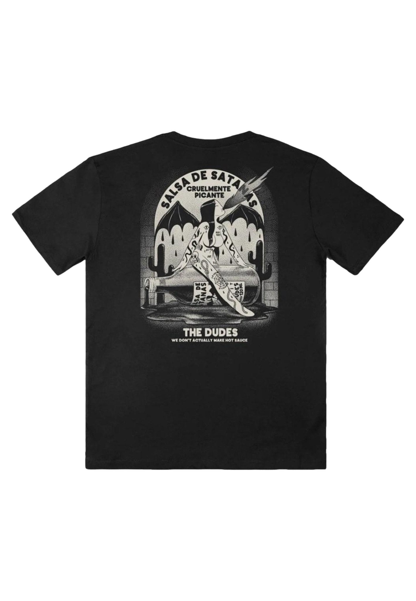 CAMISETA THE DUDES NEGRA SALSA CLASSIC TEE - AREA ZERO