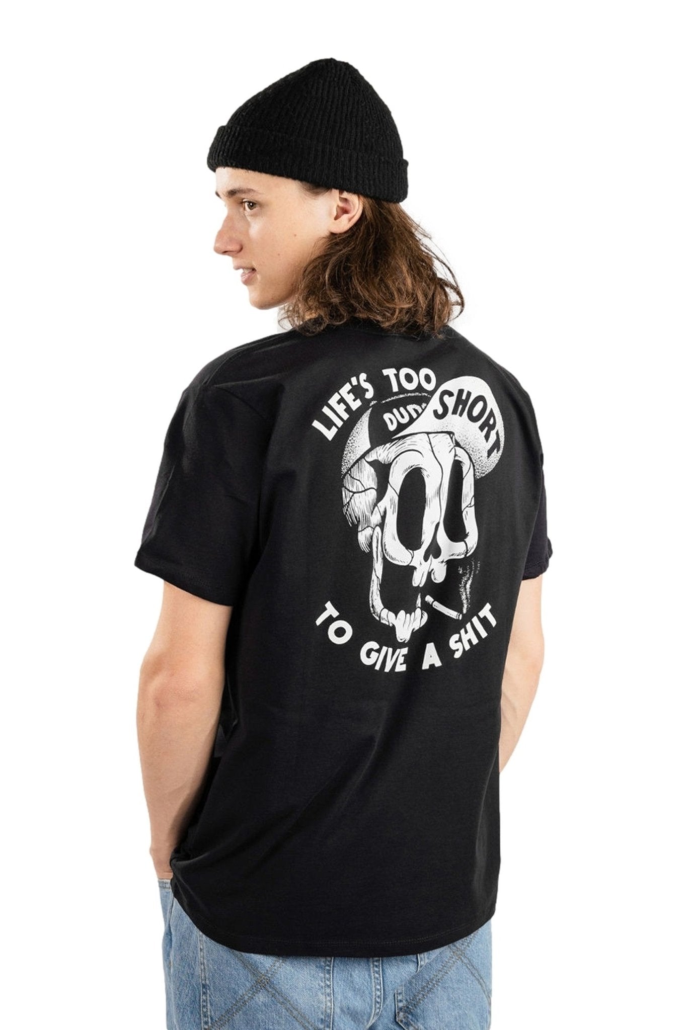 CAMISETA THE DUDES NEGRA TOO SHORT TEE - AREA ZERO