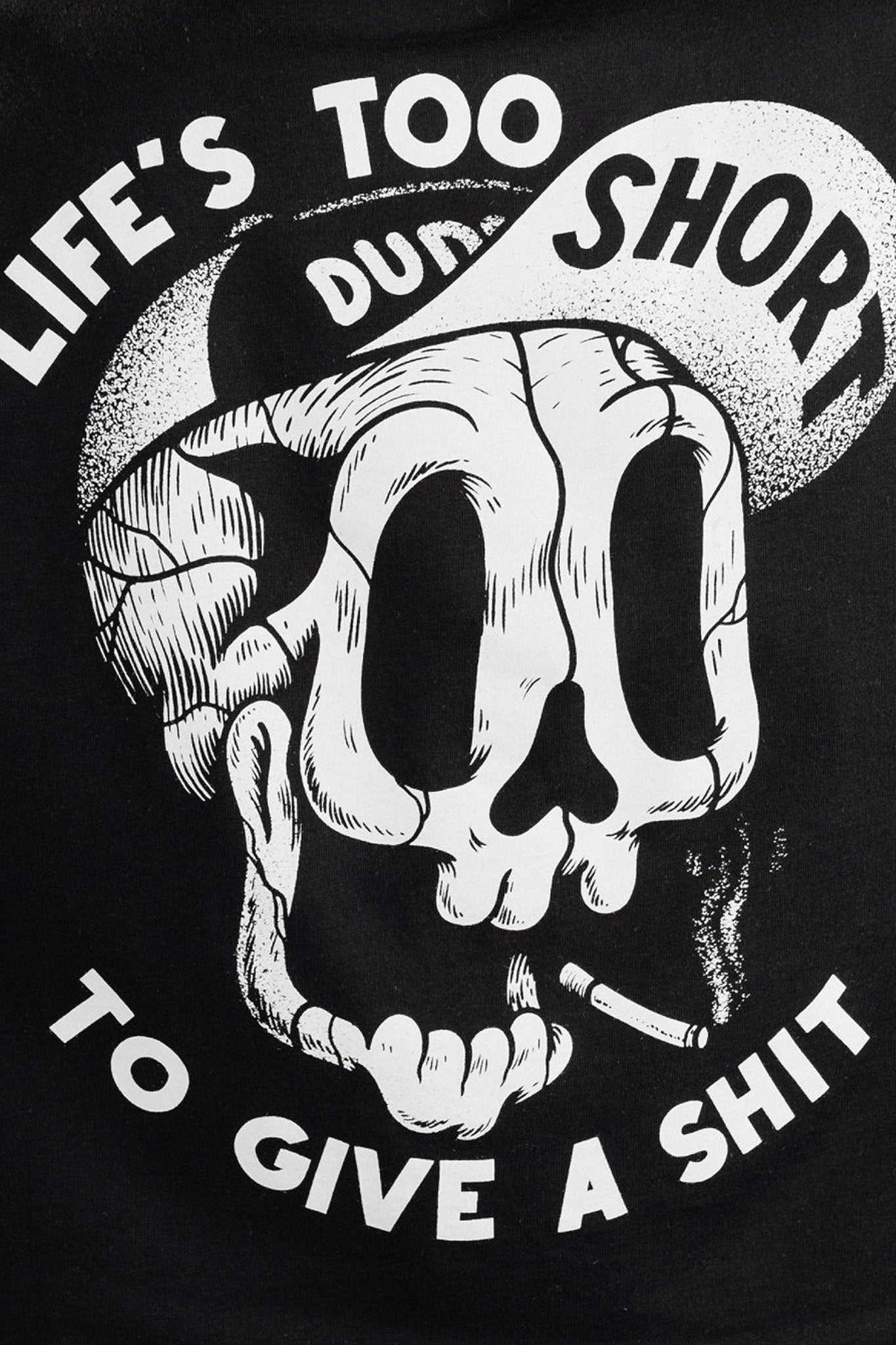 CAMISETA THE DUDES NEGRA TOO SHORT TEE - AREA ZERO