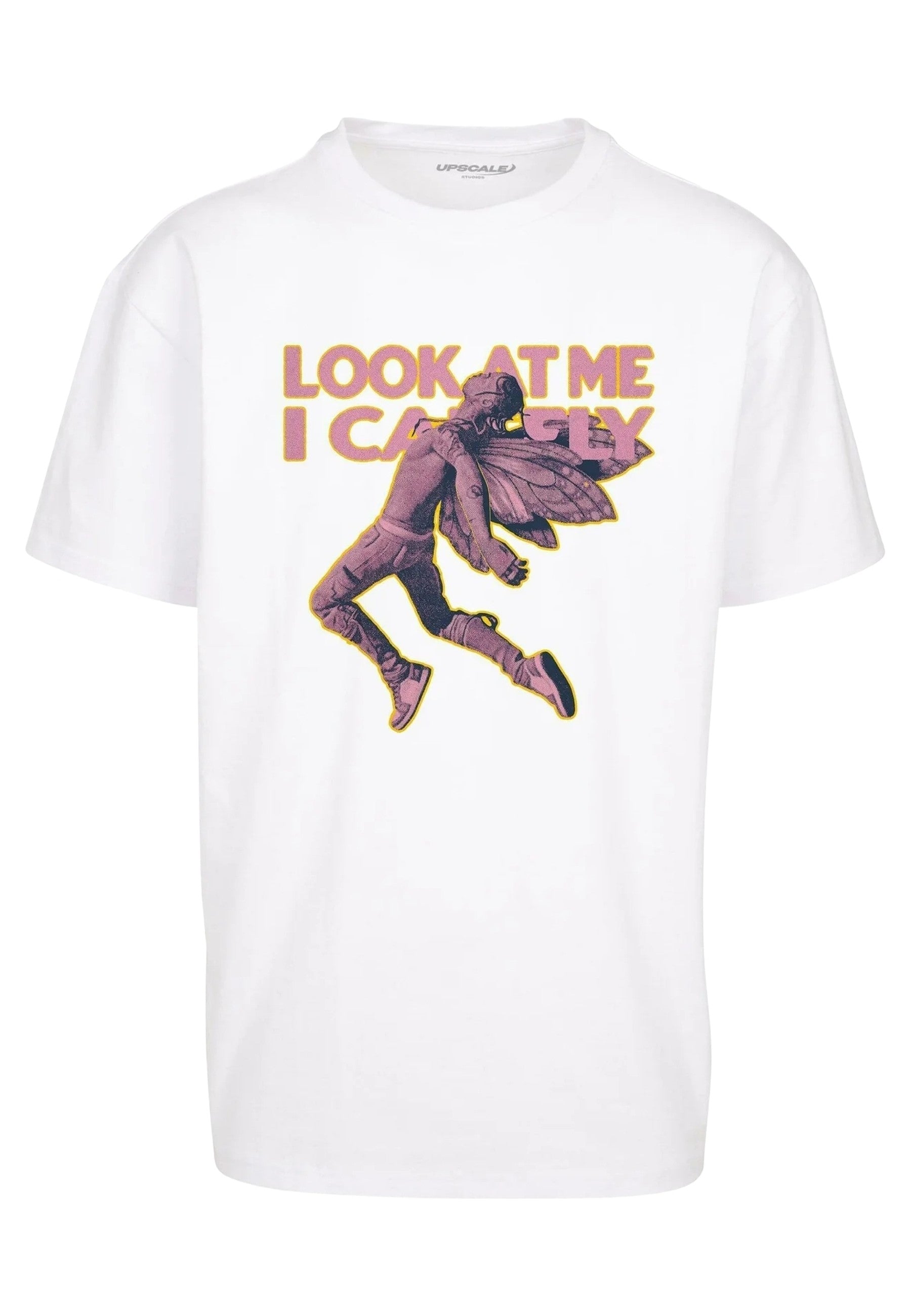 CAMISETA UPSCALE BLANCA LOOK AT ME OVERSIZED TEE