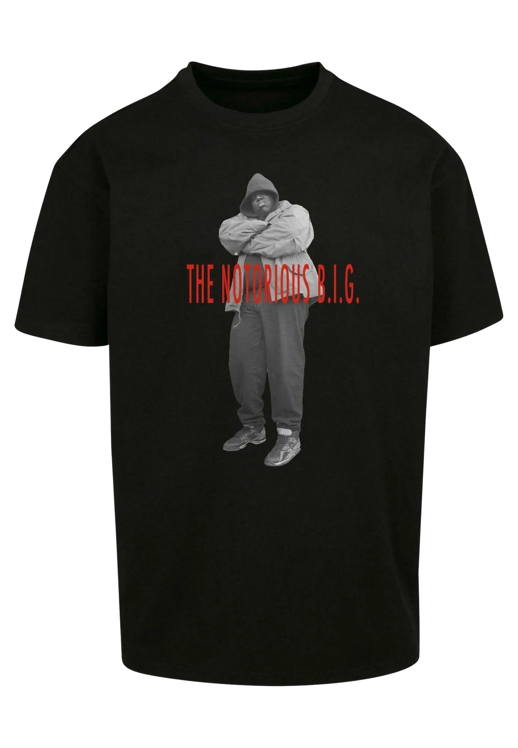 CAMISETA UPSCALE NEGRA BIGGIE SMALLS CONCRETE OVERSIZED TEE
