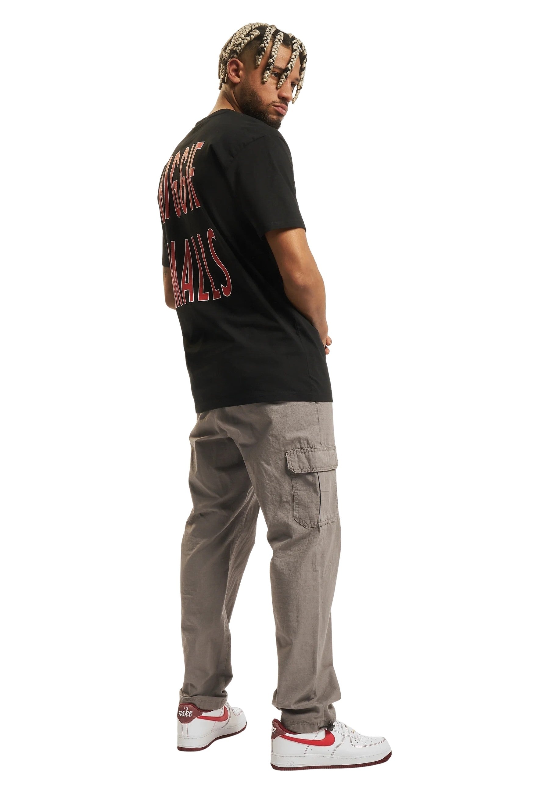 CAMISETA UPSCALE NEGRA BIGGIE SMALLS CONCRETE OVERSIZED TEE