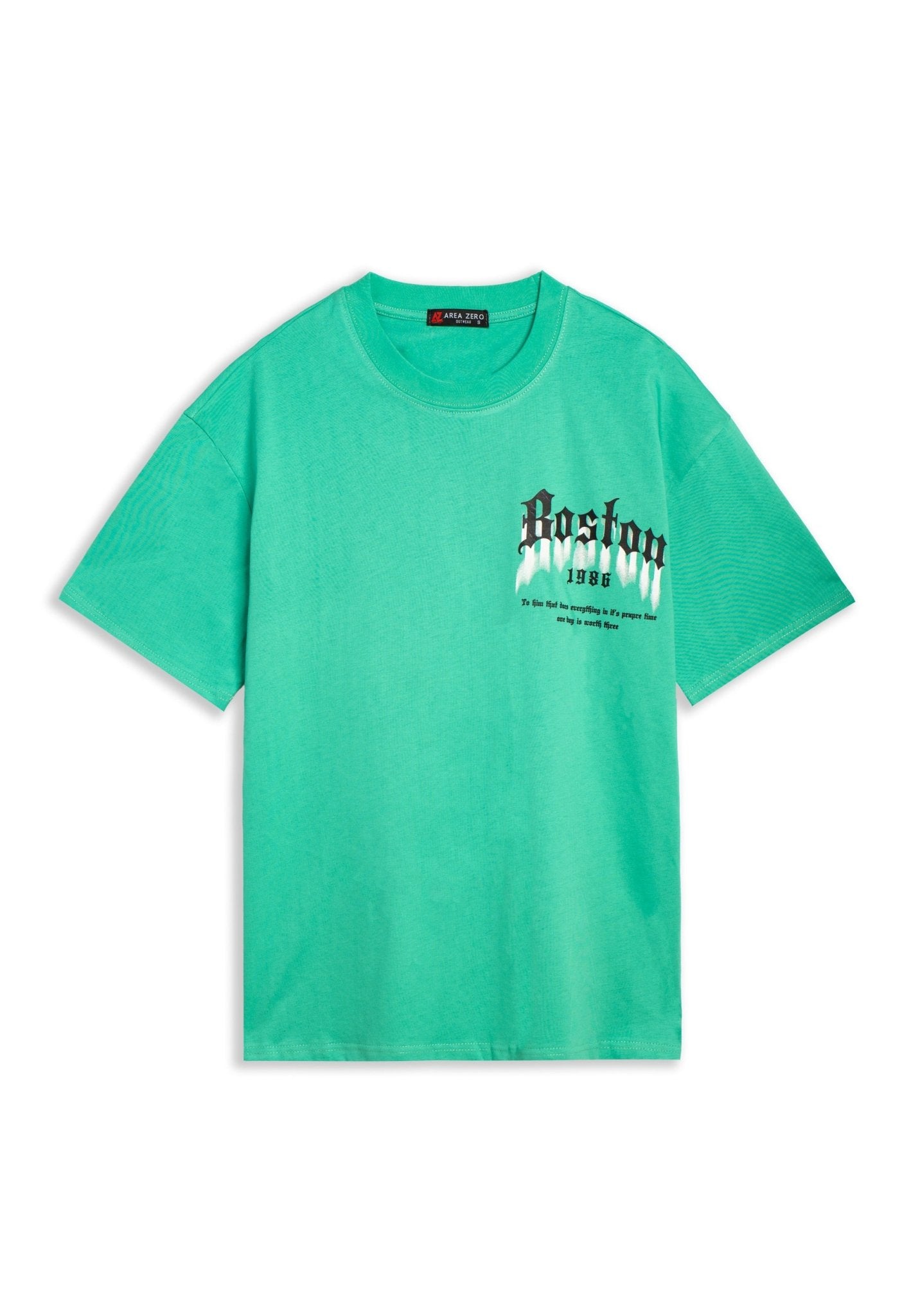 CAMISETA VERDE BOSTON CLOWN TEE - AREA ZERO