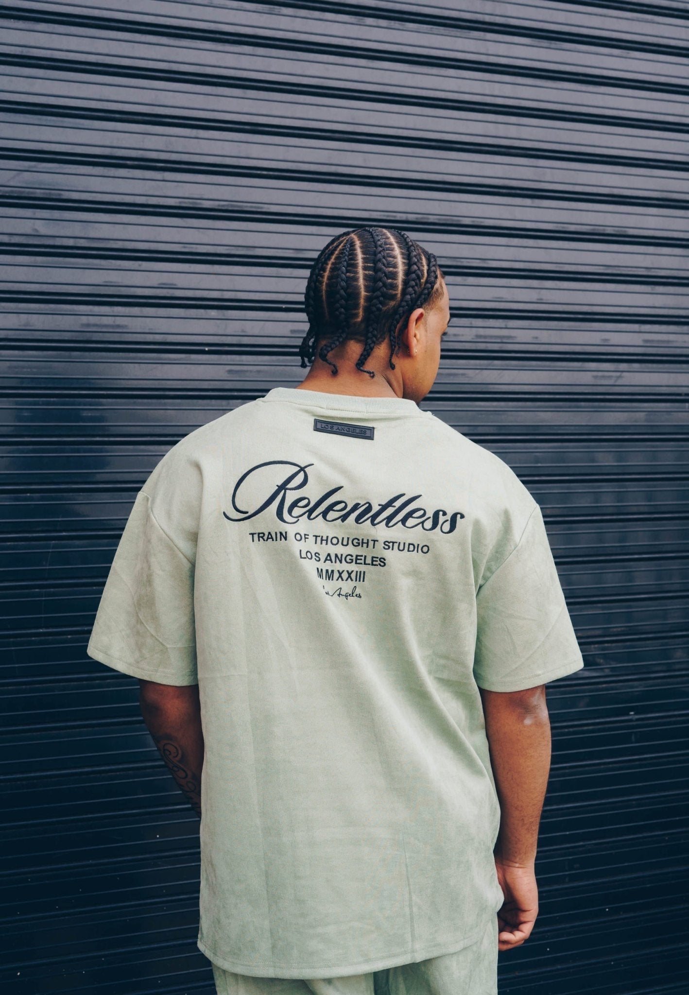 CAMISETA VERDE RELENTLESS OVERSIZED TEE - AREA ZERO