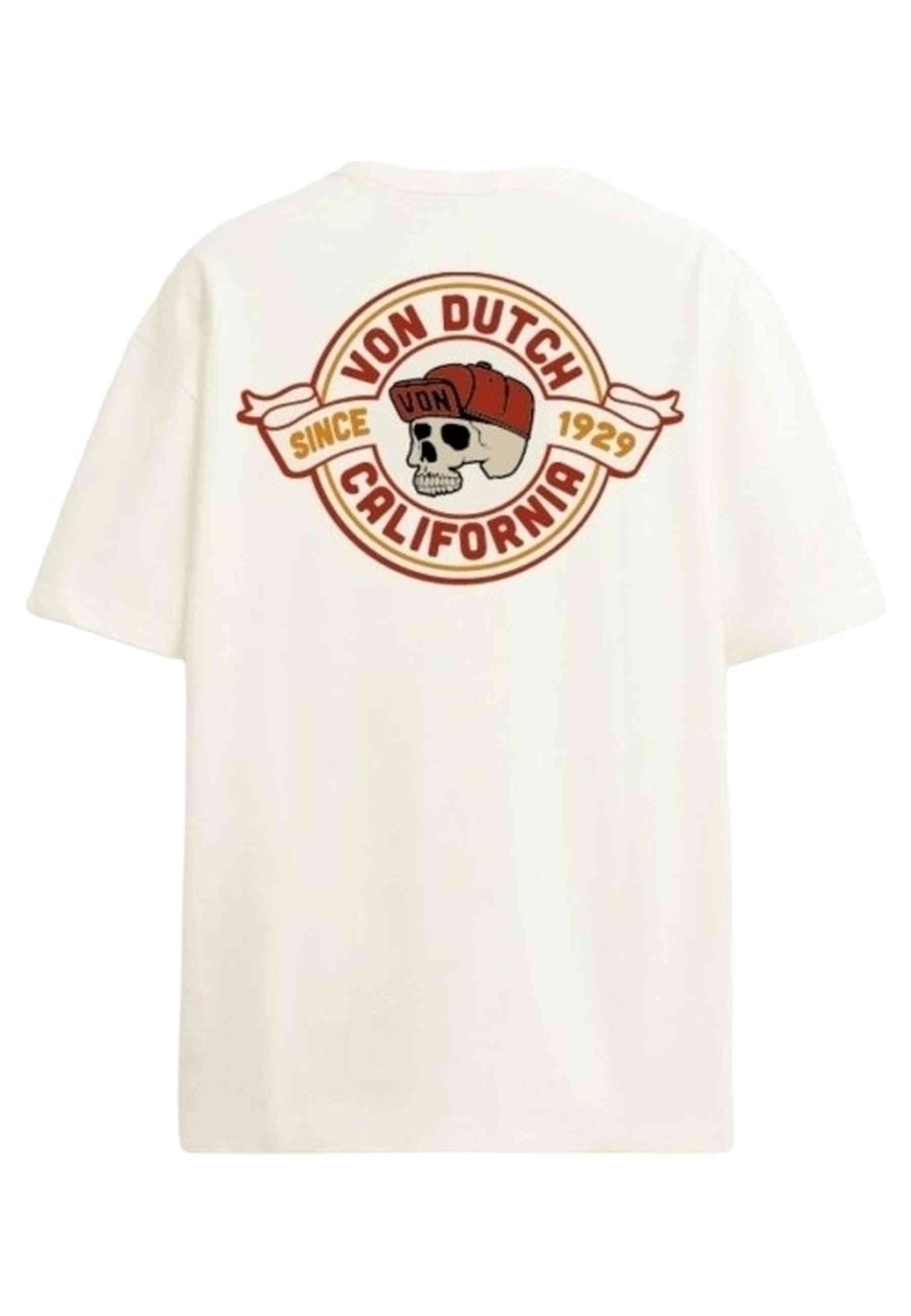 CAMISETA VON DUTCH CRUDA VON SKULL RELAXED FIT TEE
