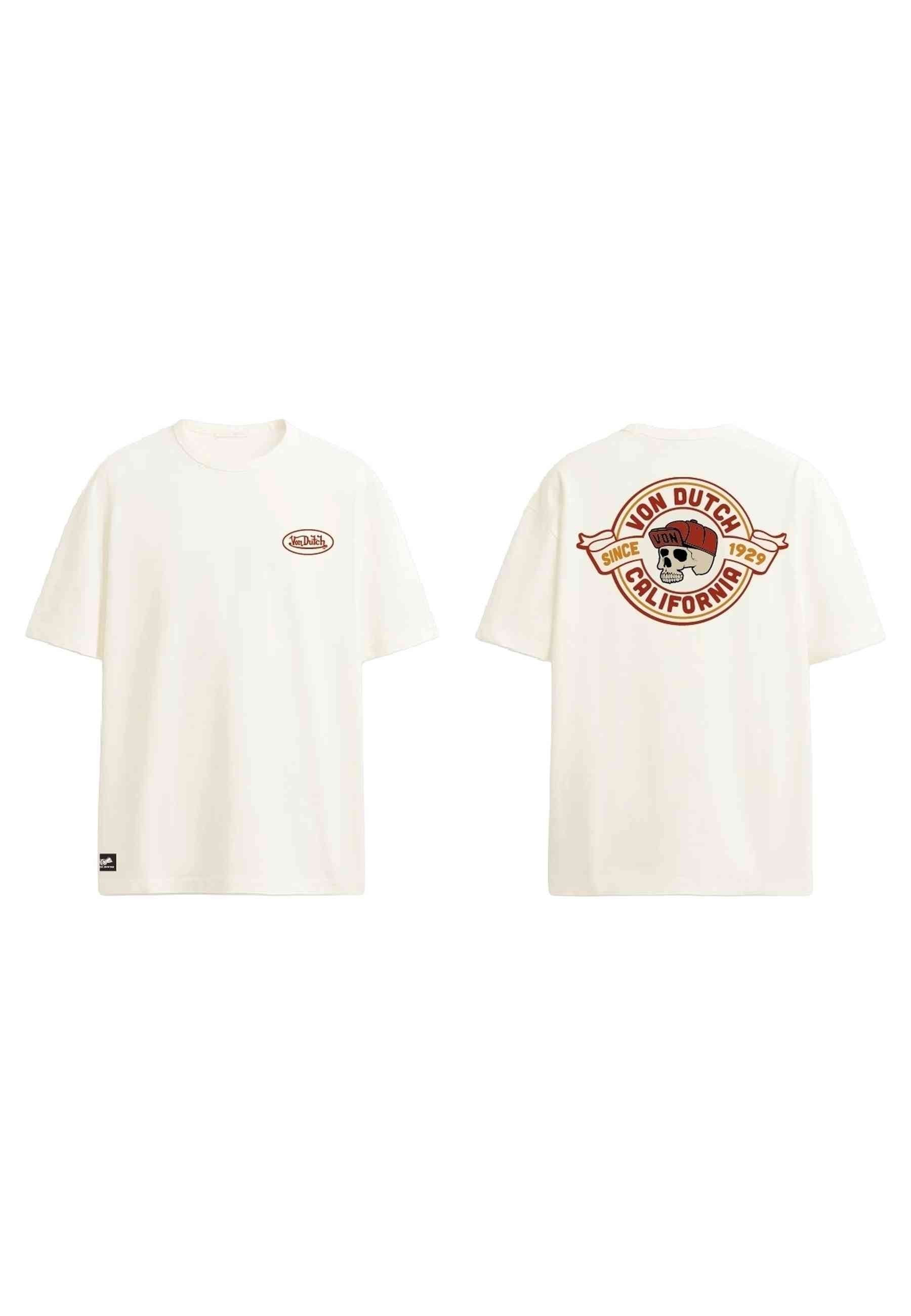 CAMISETA VON DUTCH CRUDA VON SKULL RELAXED FIT TEE