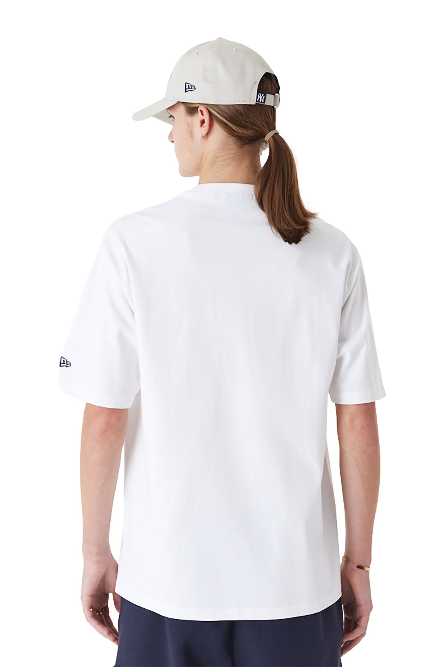CAMISTA NEW ERA BLANCA YANKEES MLB FLORAL LOGO OS TE