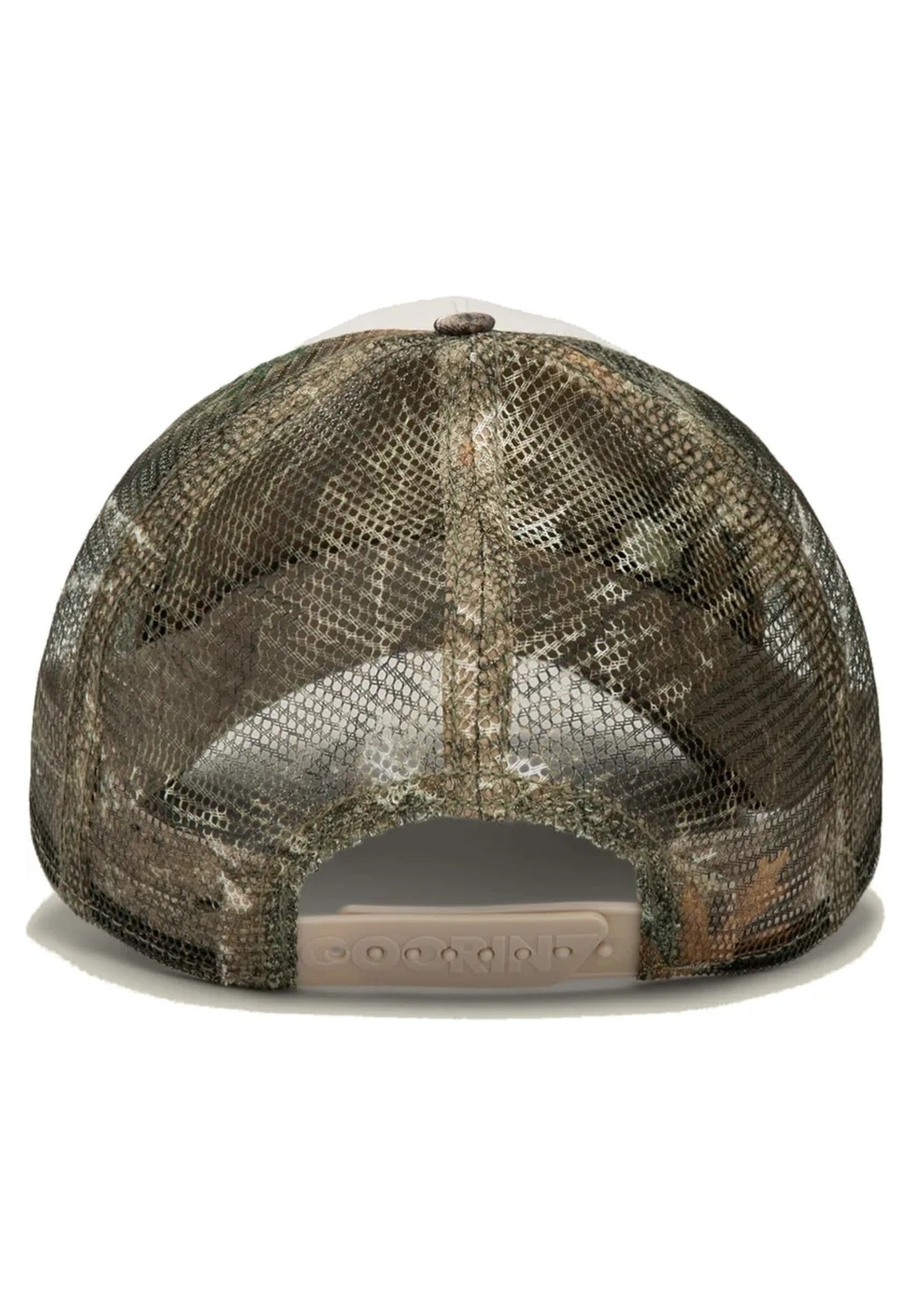 GORRA GOORIN BROS BLANCA/CAMO CALAVERA REALTREE EDGE CANCELLED SKULL TRUCKER CAP