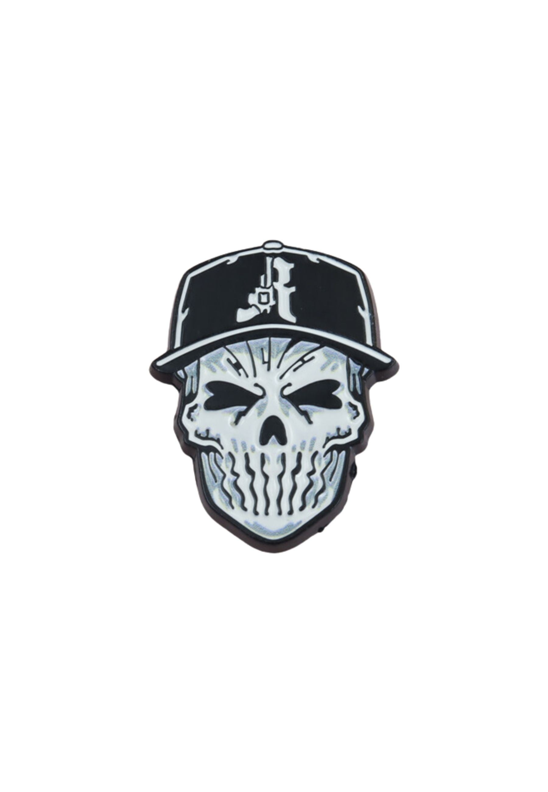 PIN CAP CLIP STREET SKULL