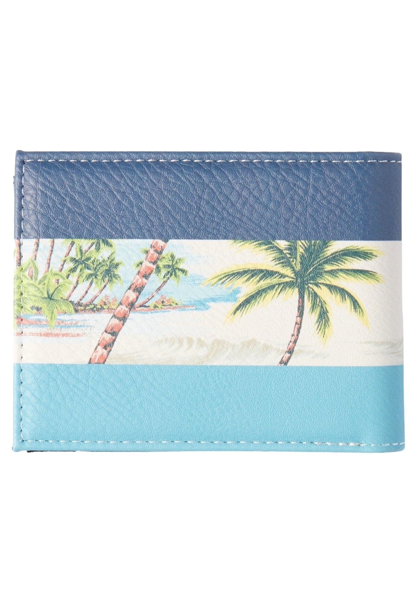 CARTERA QUIKSILVER AZUL TRICOLOR FRESHNESS TROPICAL WALLET - AREA ZERO