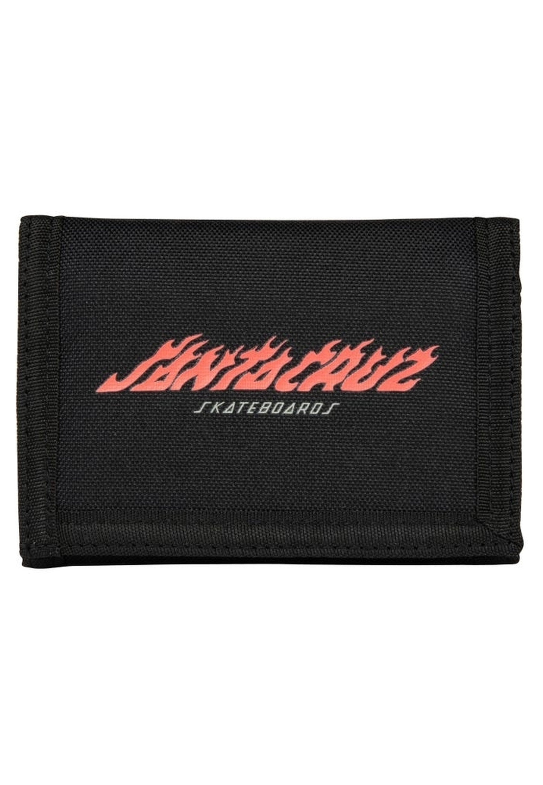 CARTERA SANTA CRUZ NEGRA FLAME STRIP WALLET