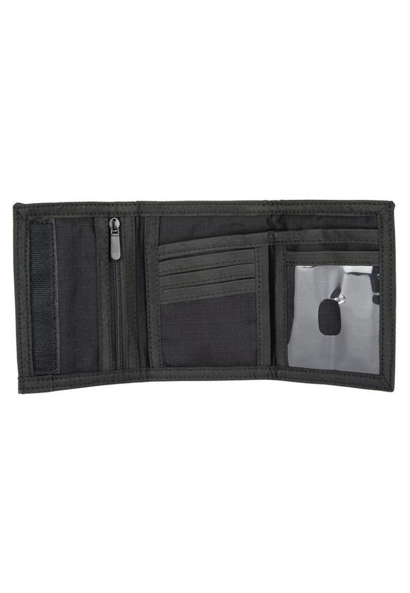 CARTERA SANTA CRUZ NEGRA OVAL CHECK FLAME WALLET - AREA ZERO