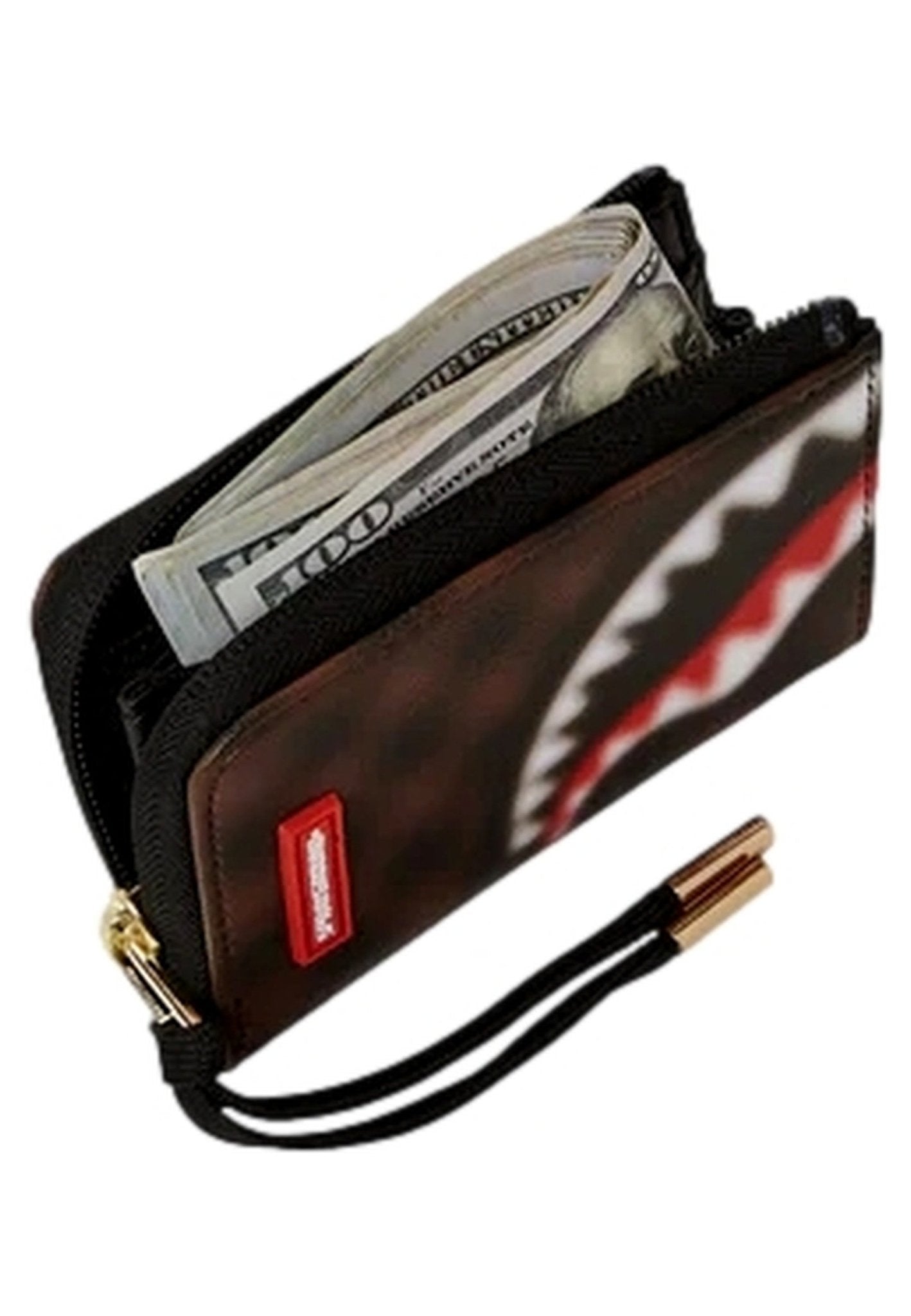 CARTERA SPRAYGROUND MARRON SHARKS IN PARIS BLUR WALLET - AREA ZERO