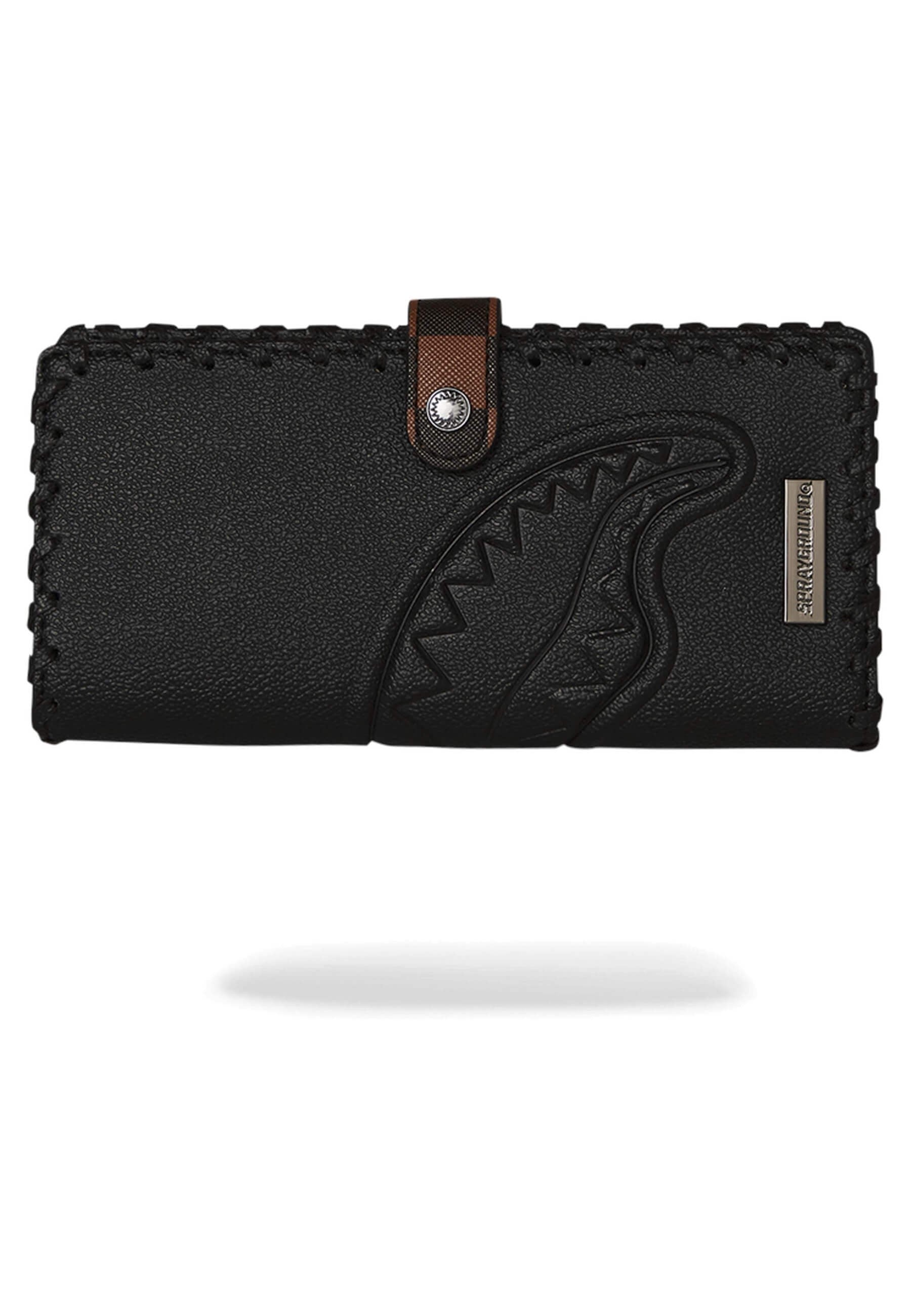CARTERA SPRAYGROUND NEGRA DOSE OF CHECK DEUX WALLET