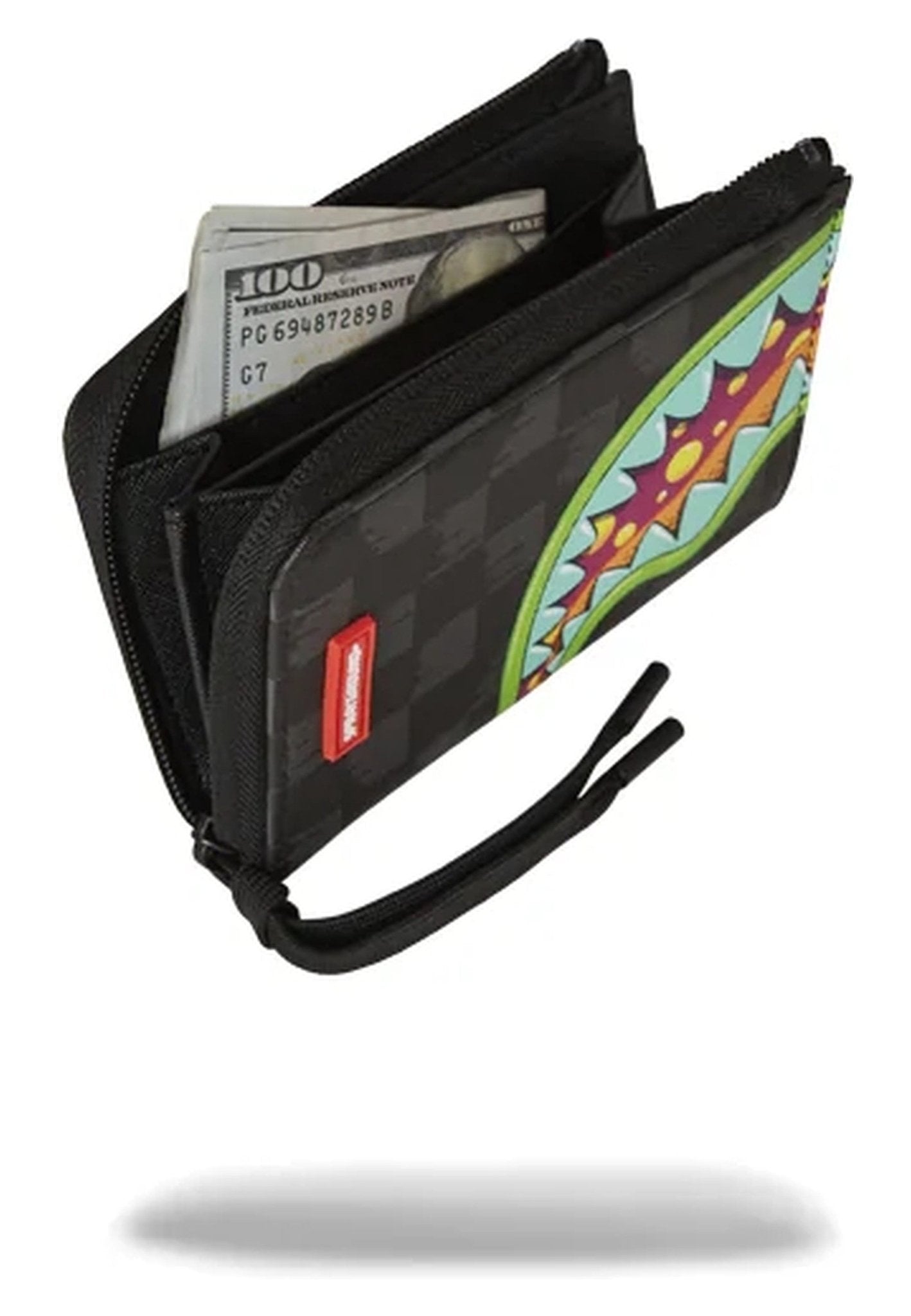 CARTERA SPRAYGROUND NEGRA SLIME TAKEOVER WALLET - AREA ZERO