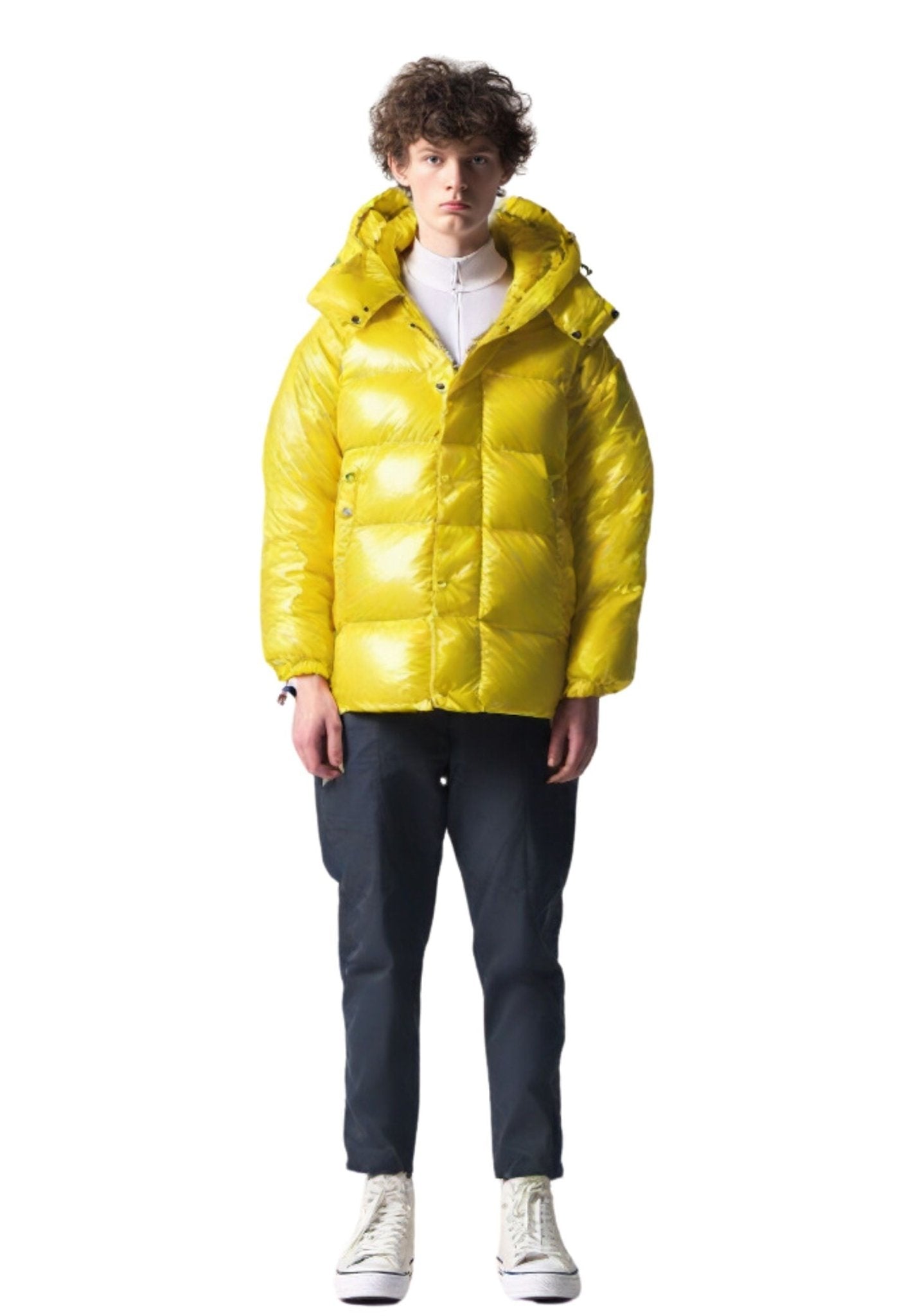 CAZADORA AMARILLA SHINNY PADDED JACKET - AREA ZERO