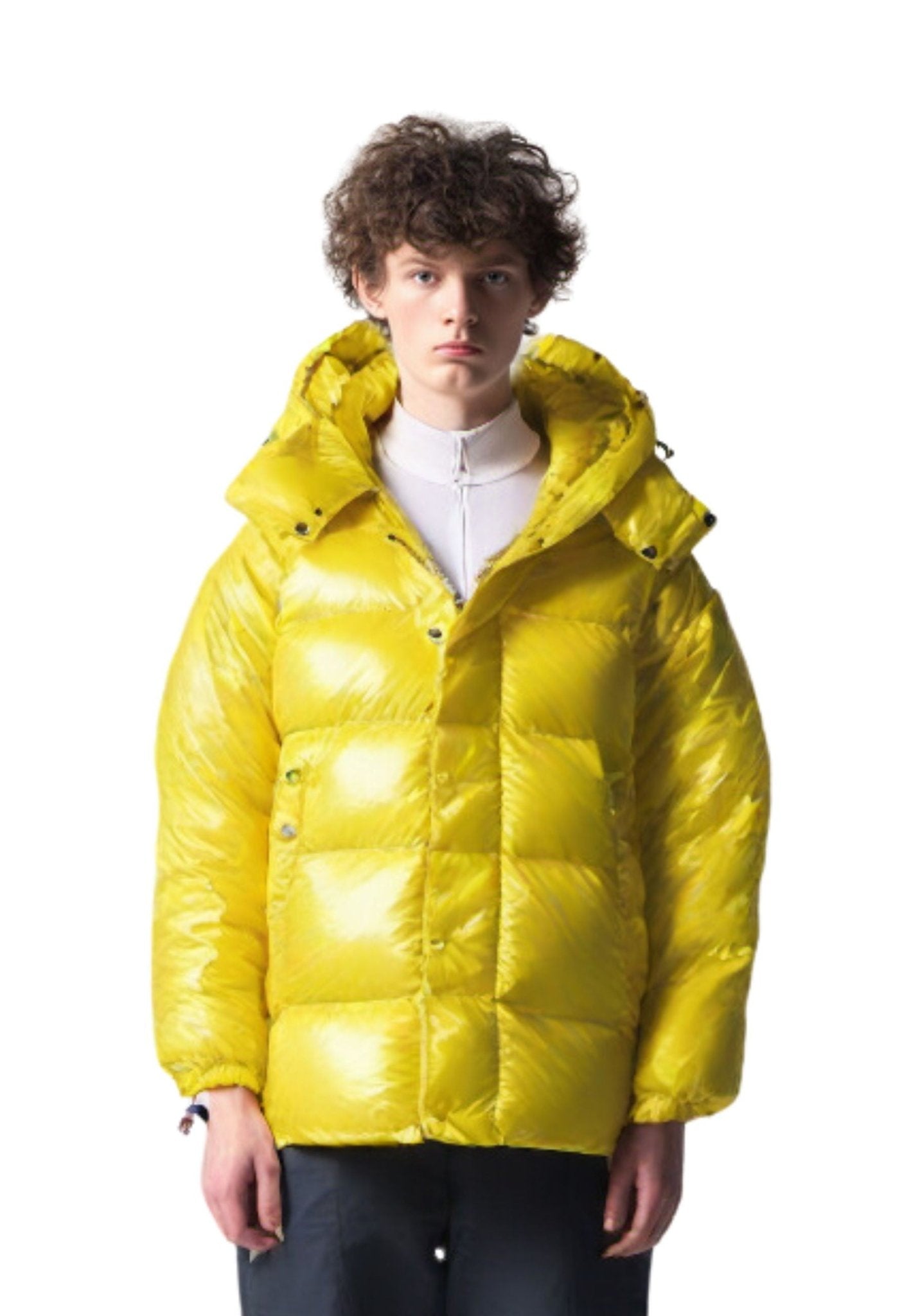 CAZADORA AMARILLA SHINNY PADDED JACKET - AREA ZERO