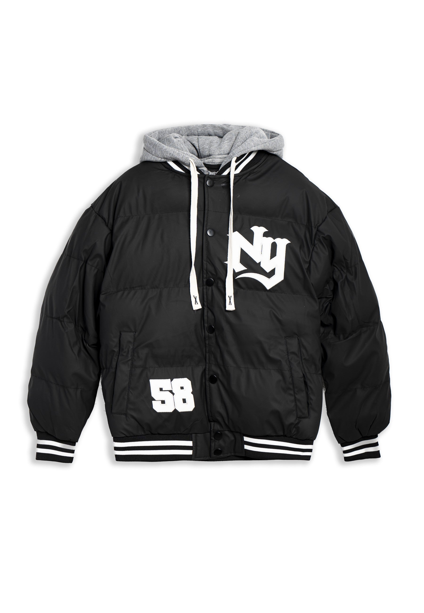 CAZADORA AREA ZERO NEGRA NY COACH JACKET
